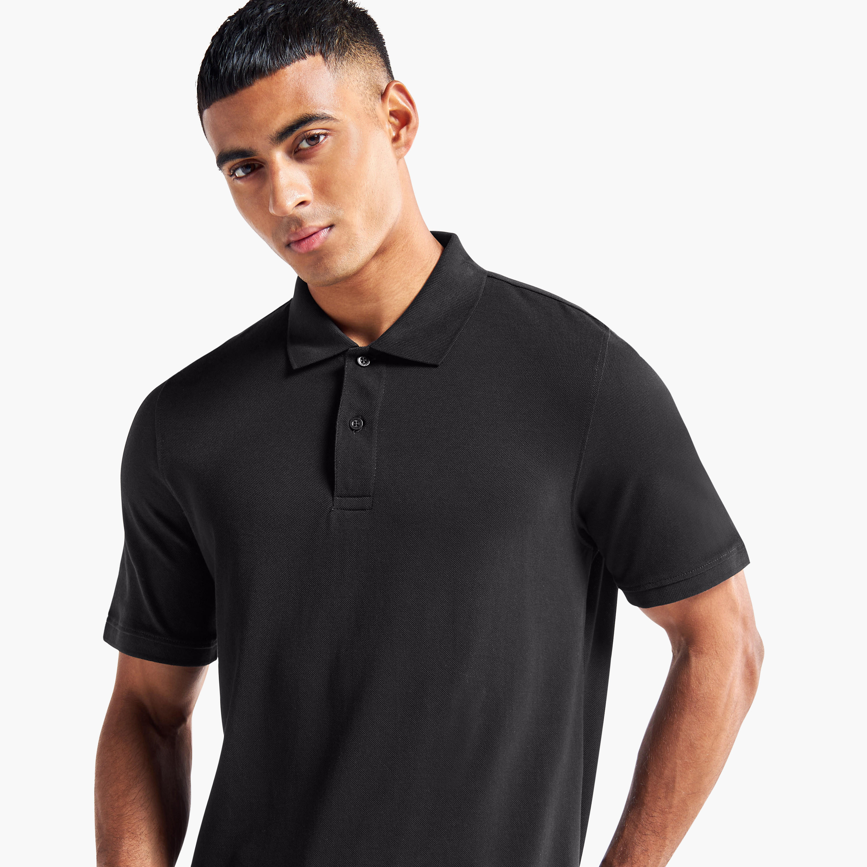 Set of 2 - Polo T-shirt with Short Sleeves-men-clothing-tshirtsandpolos-polos-image-2