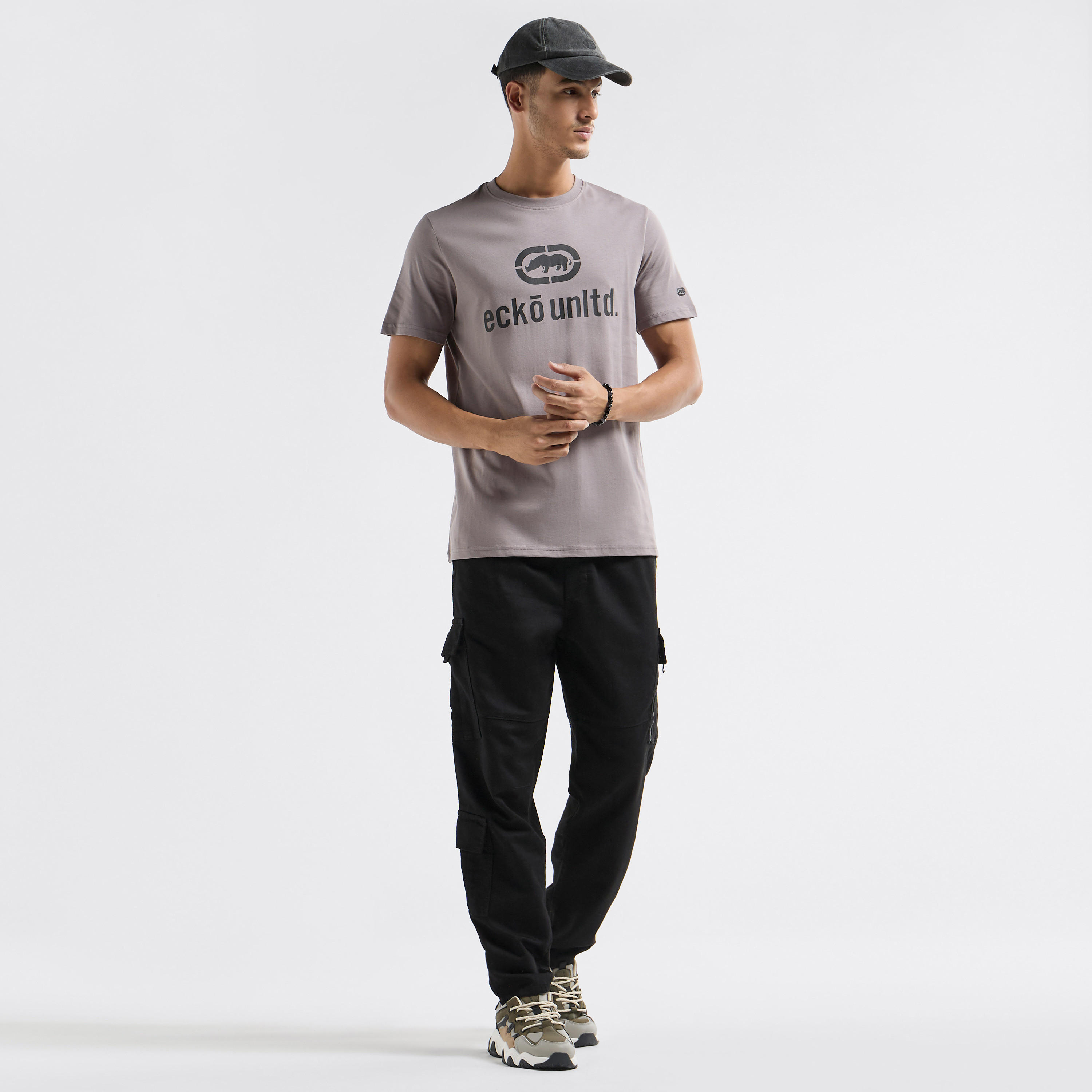 Ecko Printed T-shirt with Crew Neck and Short Sleeves-men-clothing-tshirtsandpolos-tshirts-image-2