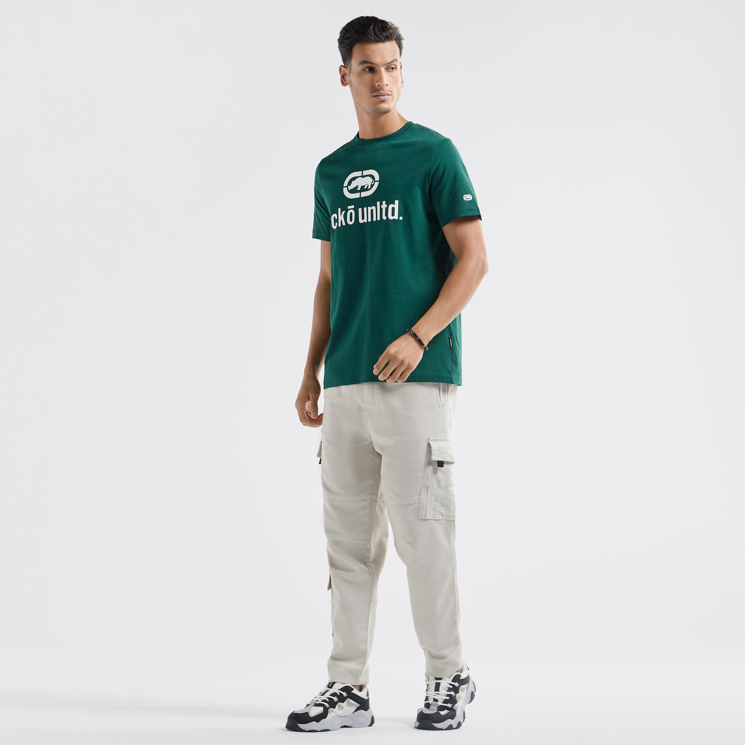 Ecko Printed T-shirt with Crew Neck and Short Sleeves-men-clothing-tshirtsandpolos-tshirts-image-2