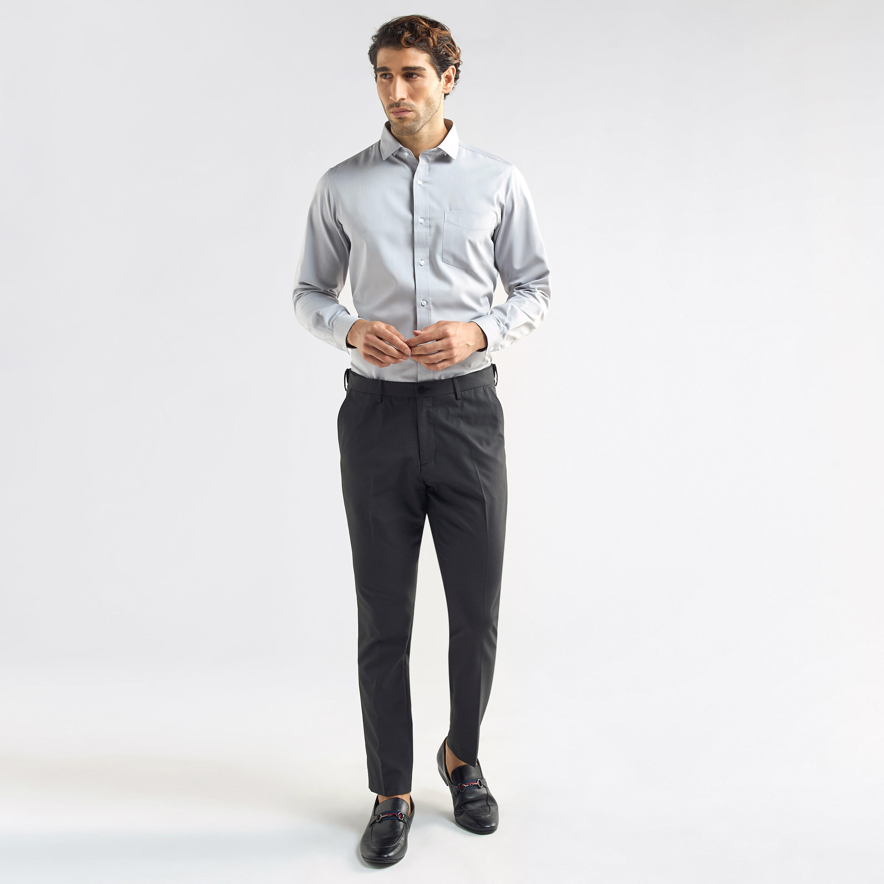 قميص بقصّة عادية وأكمام طويلة-men-clothing-shirts-image-2