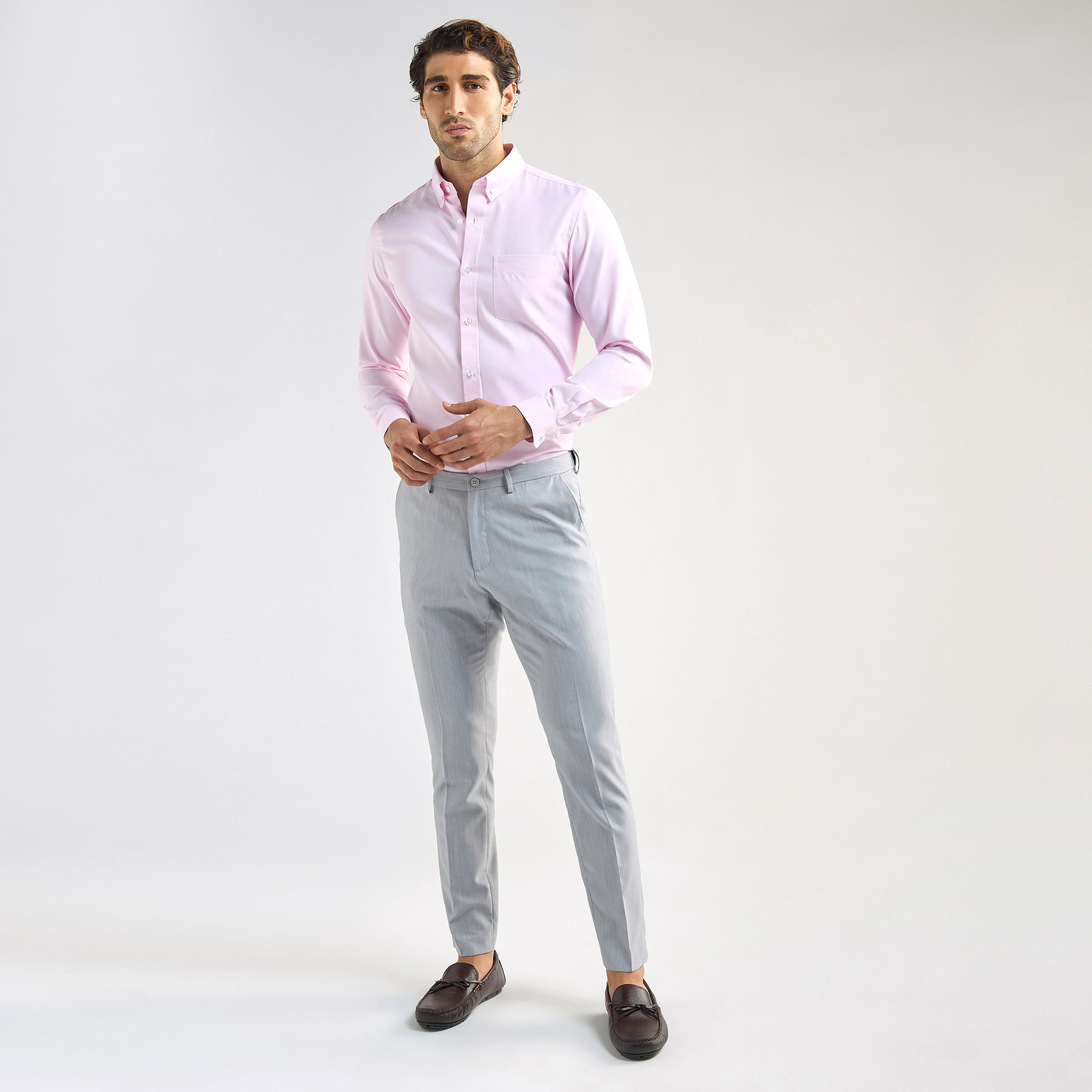 قميص سادة بقصّة عادية وأكمام طويلة-men-clothing-shirts-image-4