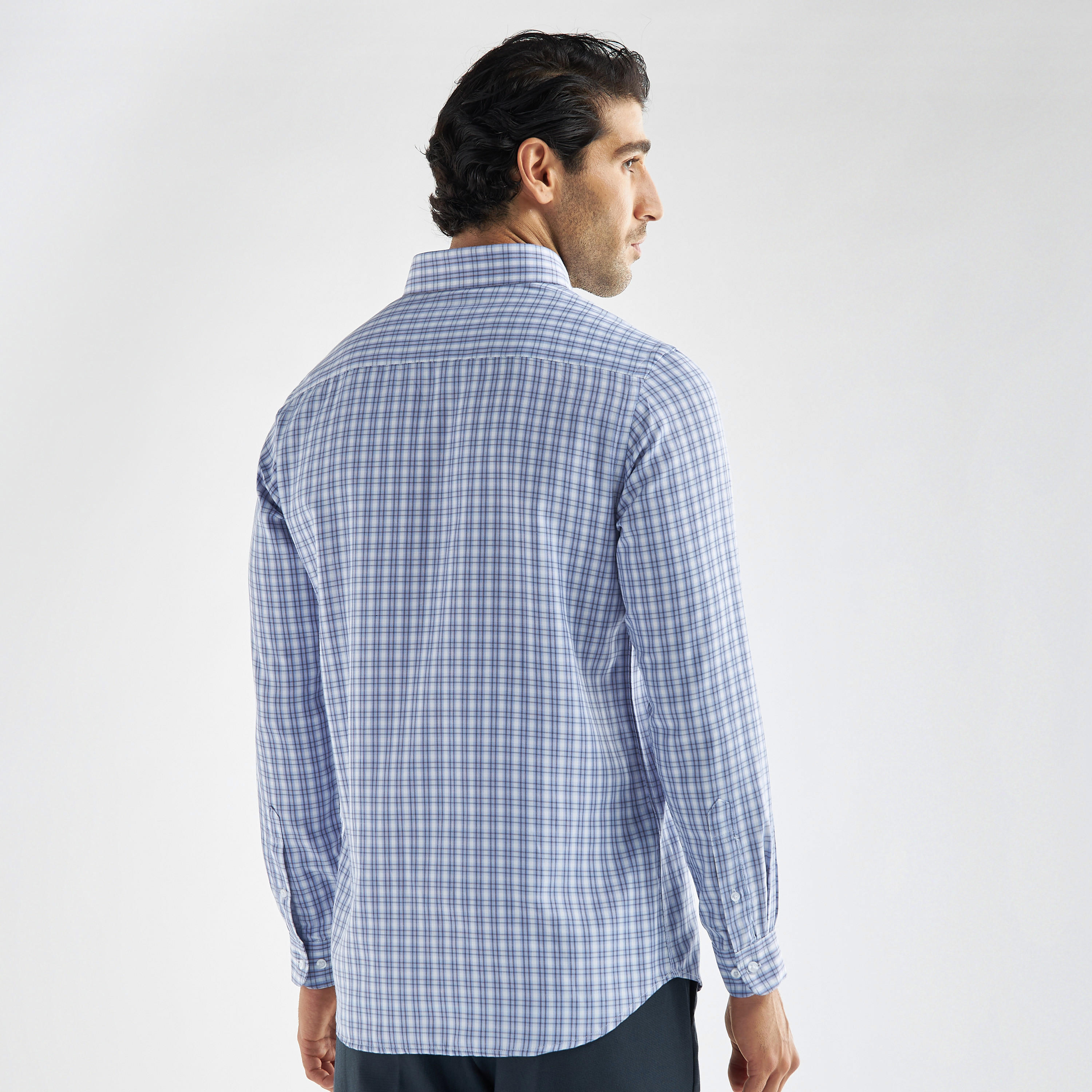 قميص مربعات بقصّة عادية وأكمام طويلة-men-clothing-shirts-image-3