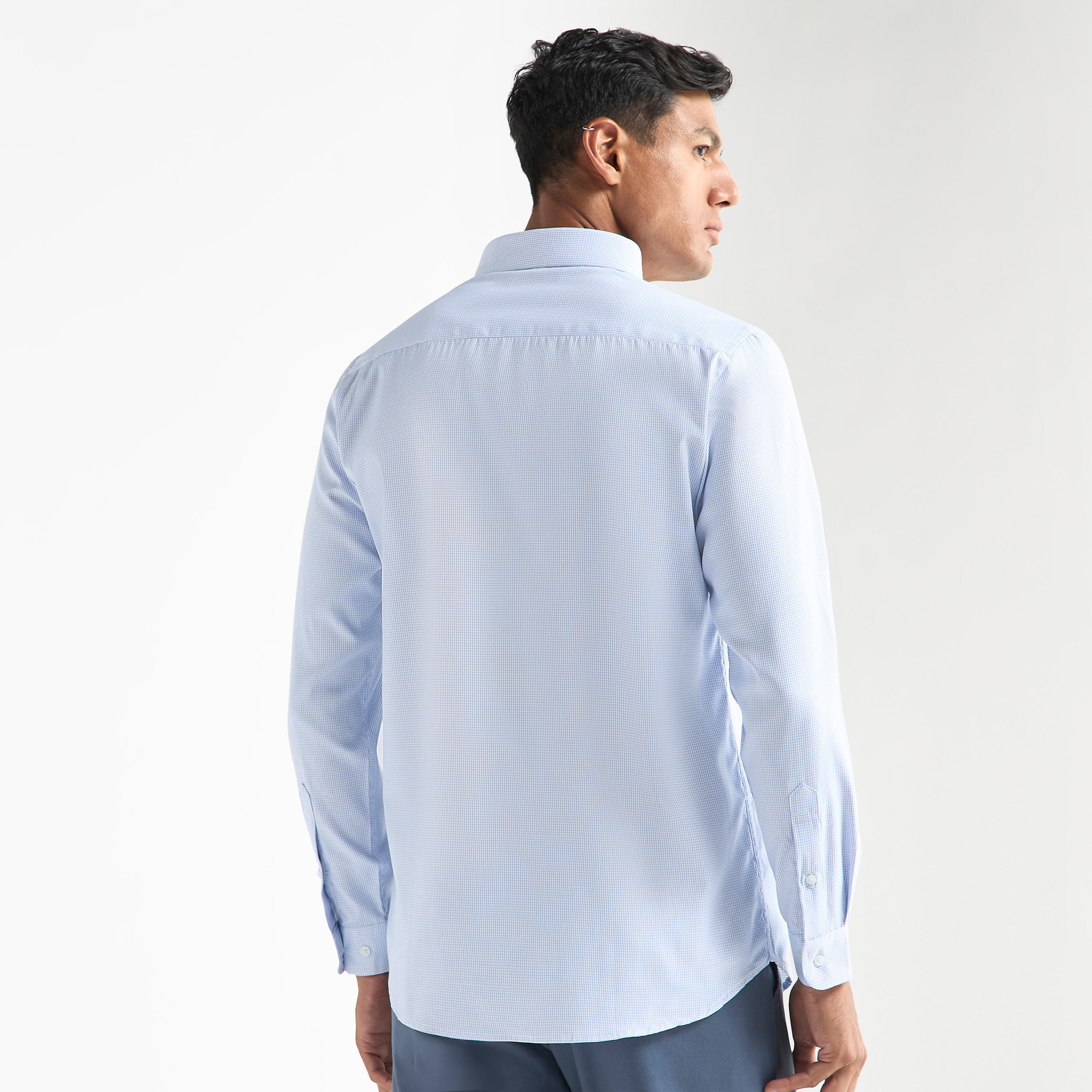 قميص كاروهات بجيوب وأكمام طويلة وقصة عادية-men-clothing-shirts-image-3