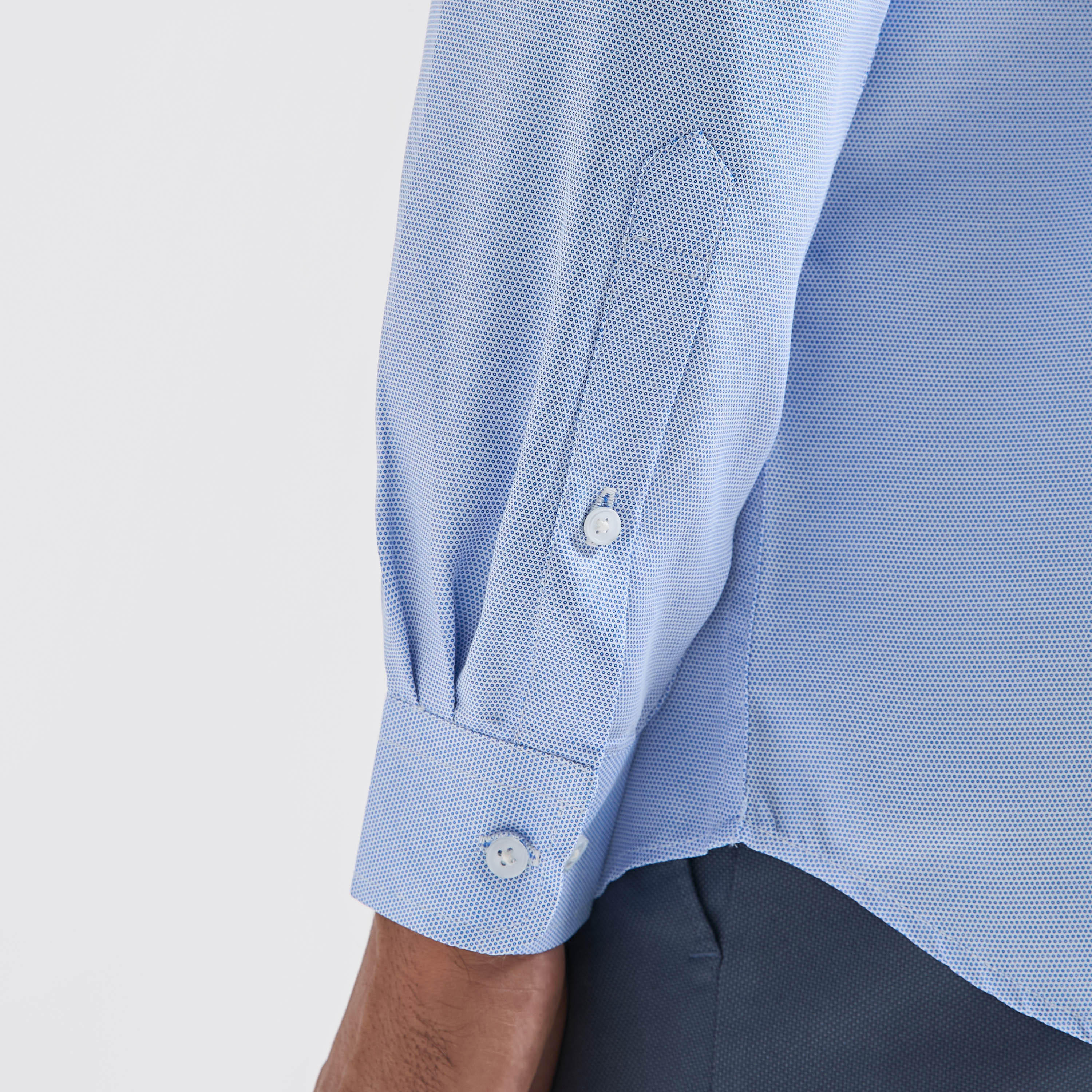 قميص بقصة عادية وأكمام طويلة وطبعات وجيب-men-clothing-shirts-image-5