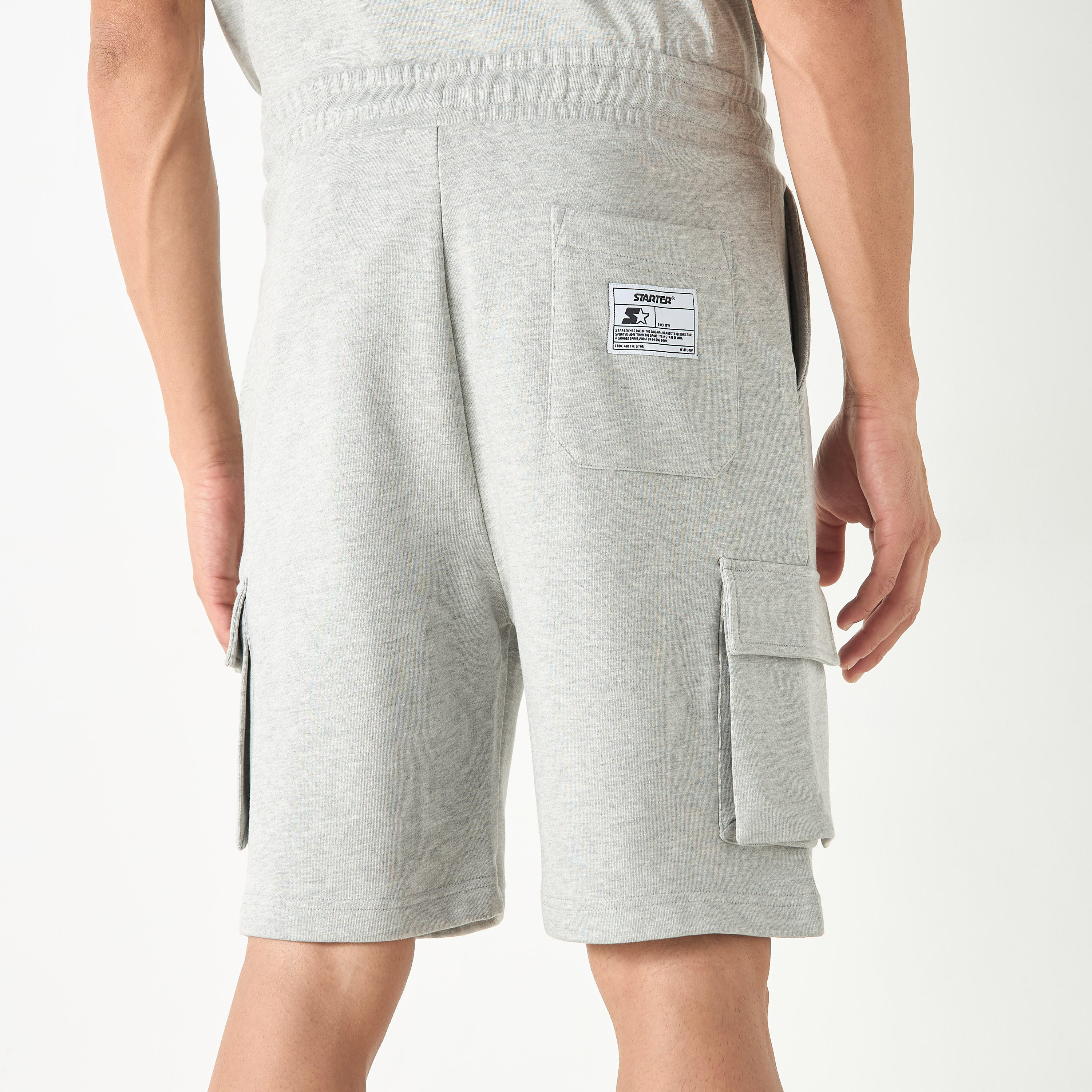 شورت بخصر مرن وجيوب وطبعات ستارتر-men-clothing-bottoms-shorts-image-3