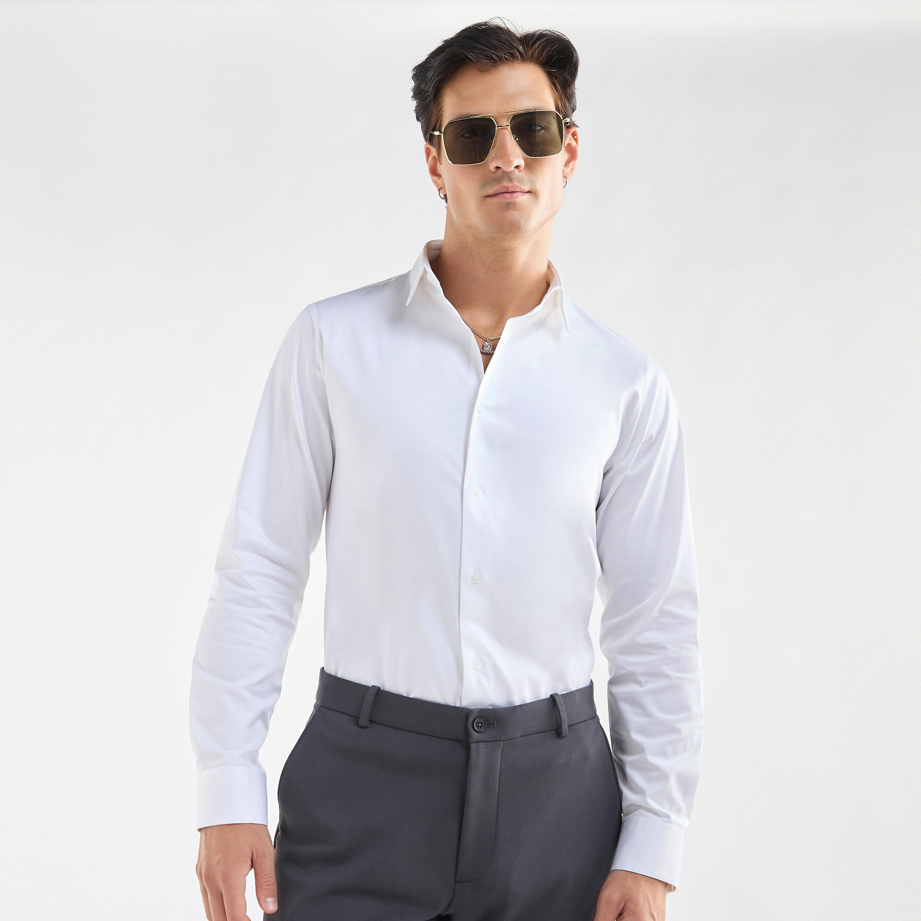 قميص بقصّة عادية وأكمام طويلة-men-clothing-shirts-image-1