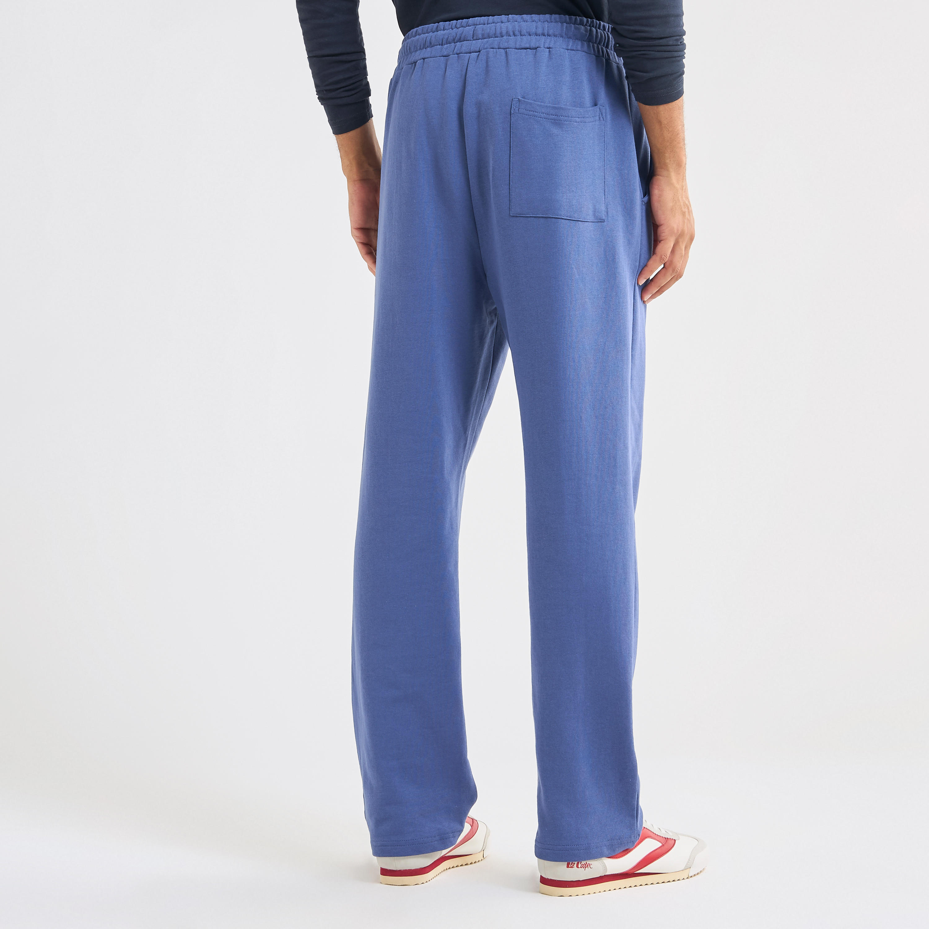 Solid Track Pants with Drawstring Closure and Pockets-men-clothing-bottoms-joggers-image-3