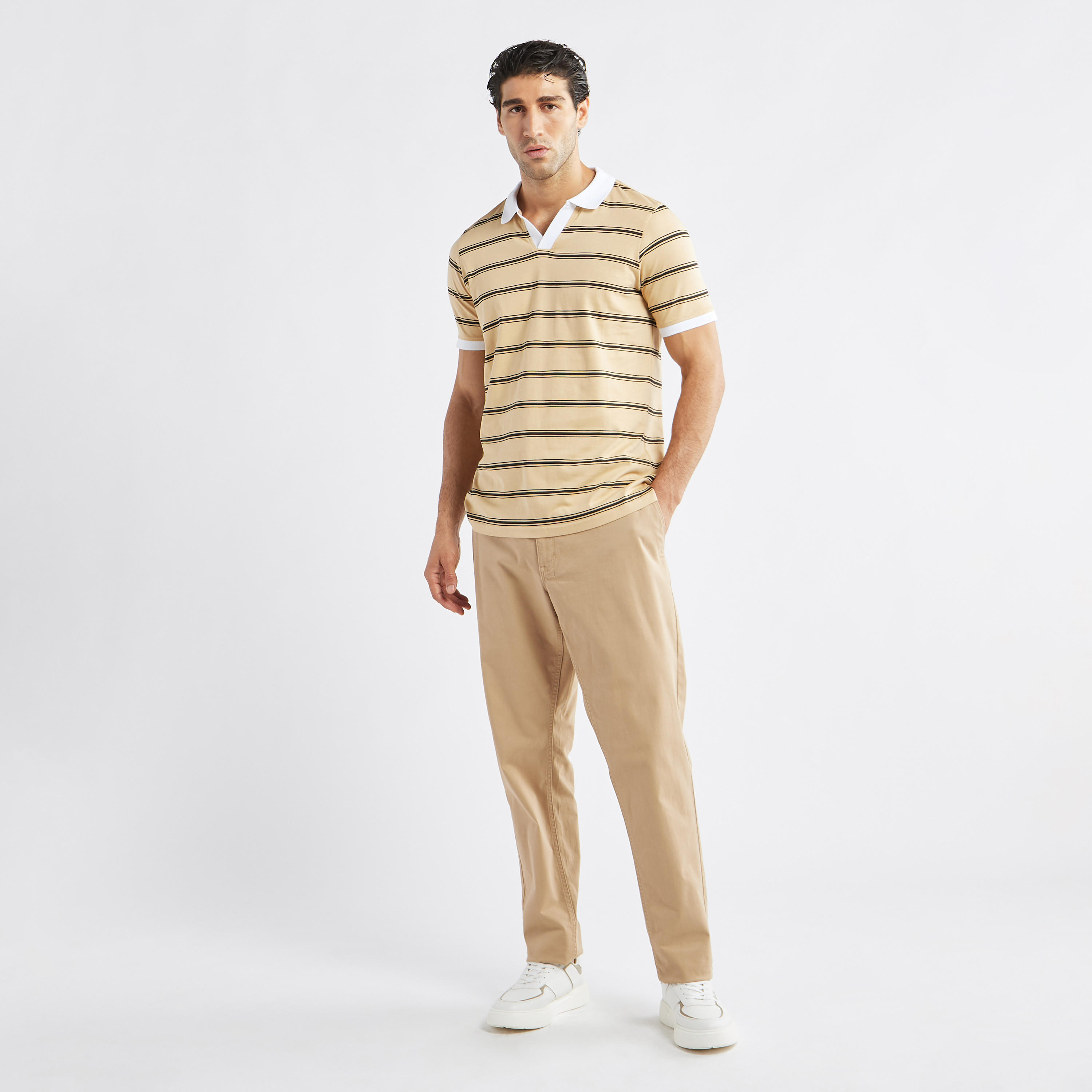 تيشيرت بولو مخطط بأكمام قصيرة-men-clothing-tshirtsandpolos-polos-image-6