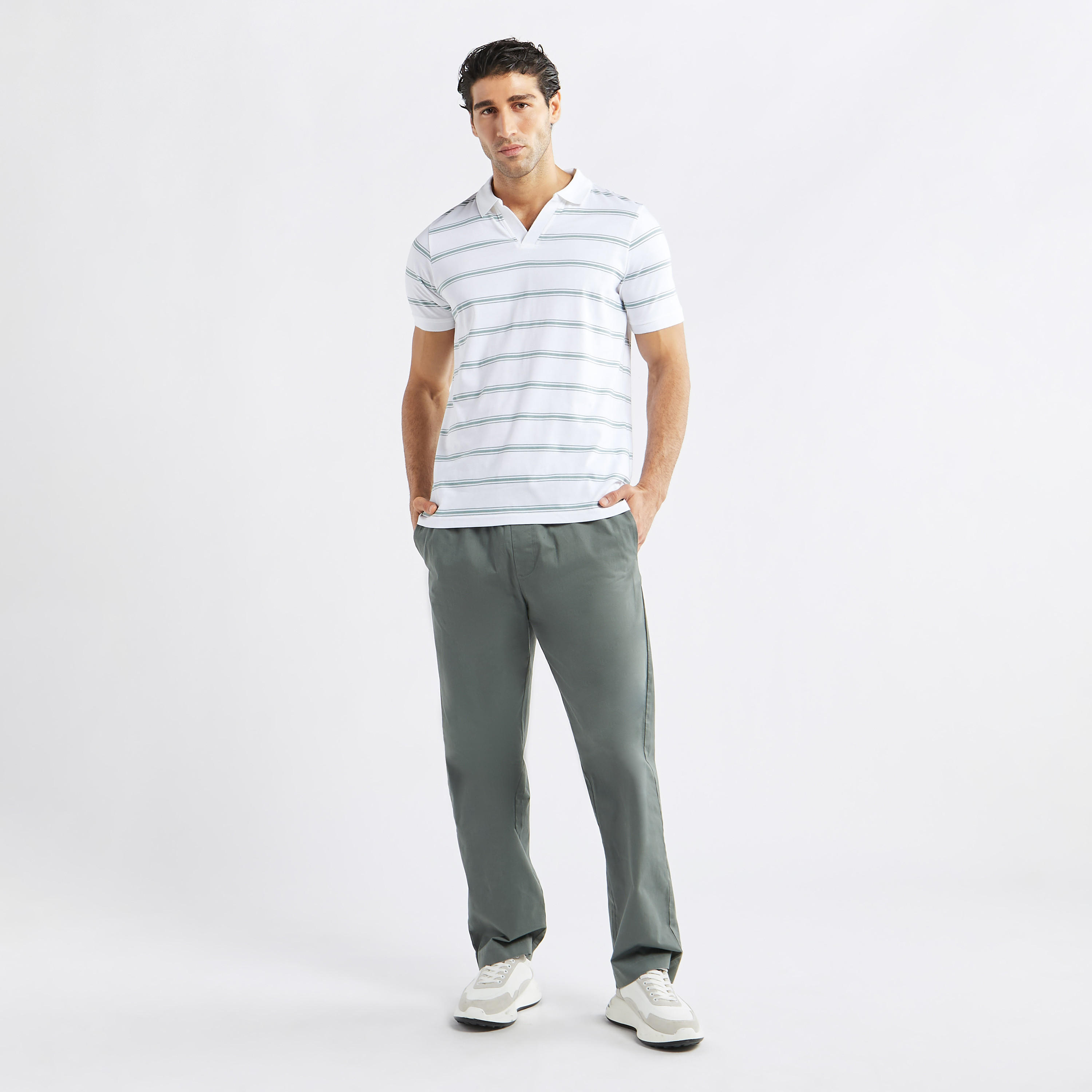 تيشيرت بولو مخطط بأكمام قصيرة-men-clothing-tshirtsandpolos-polos-image-10