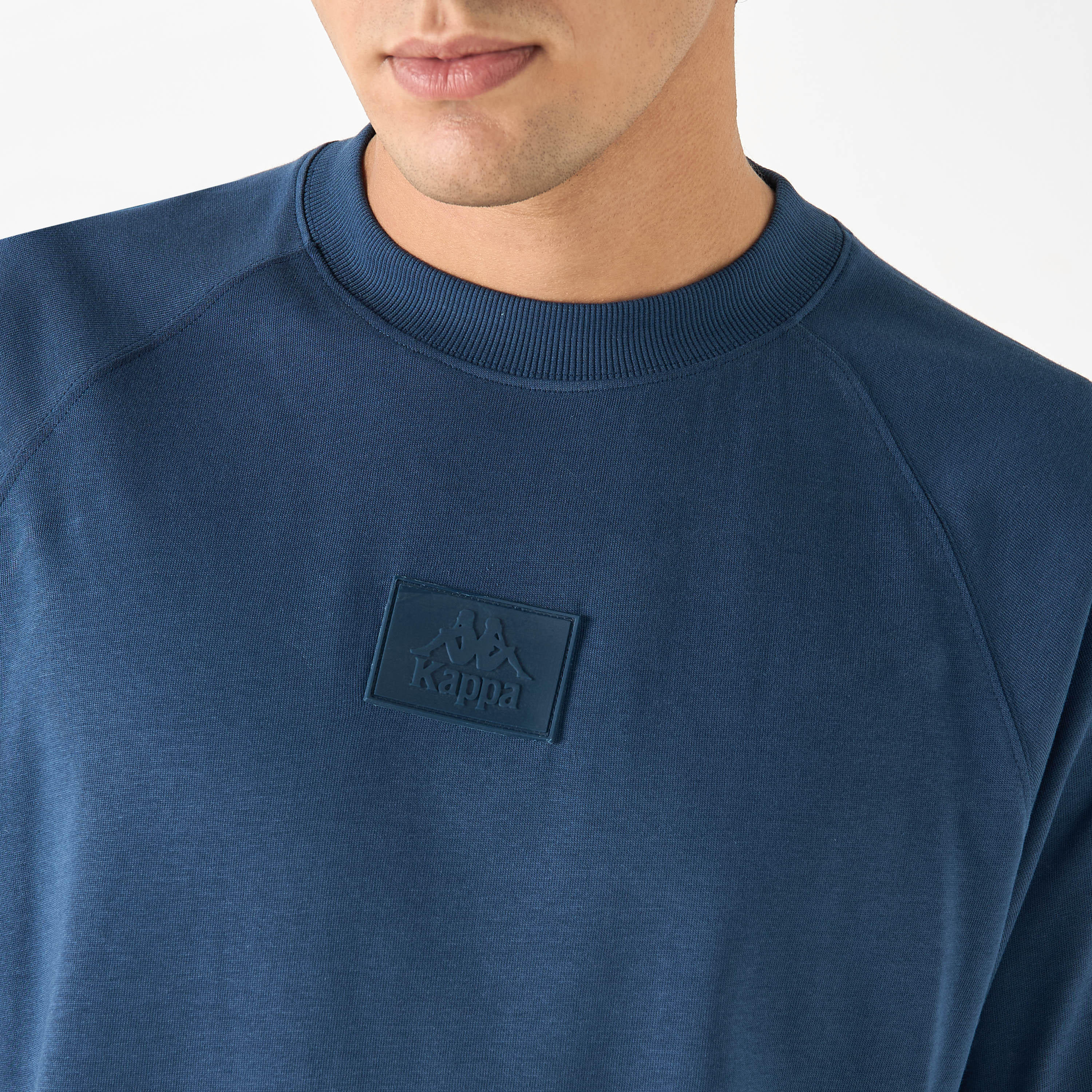 Kappa Logo Applique T-shirt with Short Sleeves-men-clothing-sportswearandactivewear-tshirtsandpolos-image-4