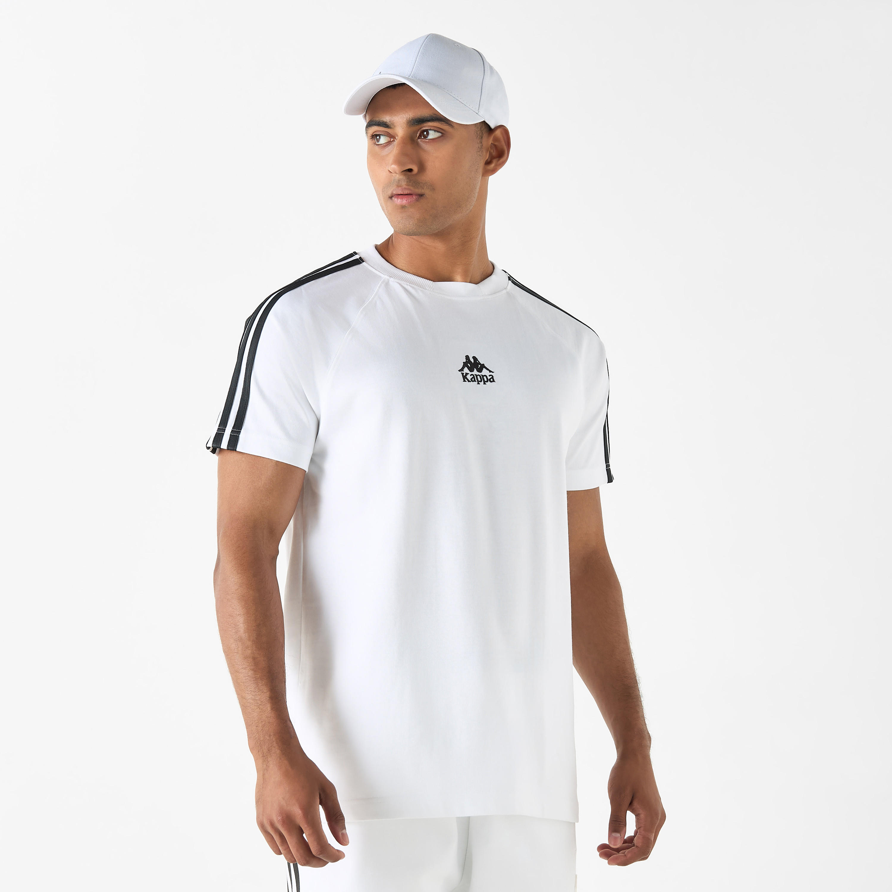 Kappa Logo Detail T-shirt with Short Sleeves-men-clothing-sportswearandactivewear-tshirtsandpolos-image-5