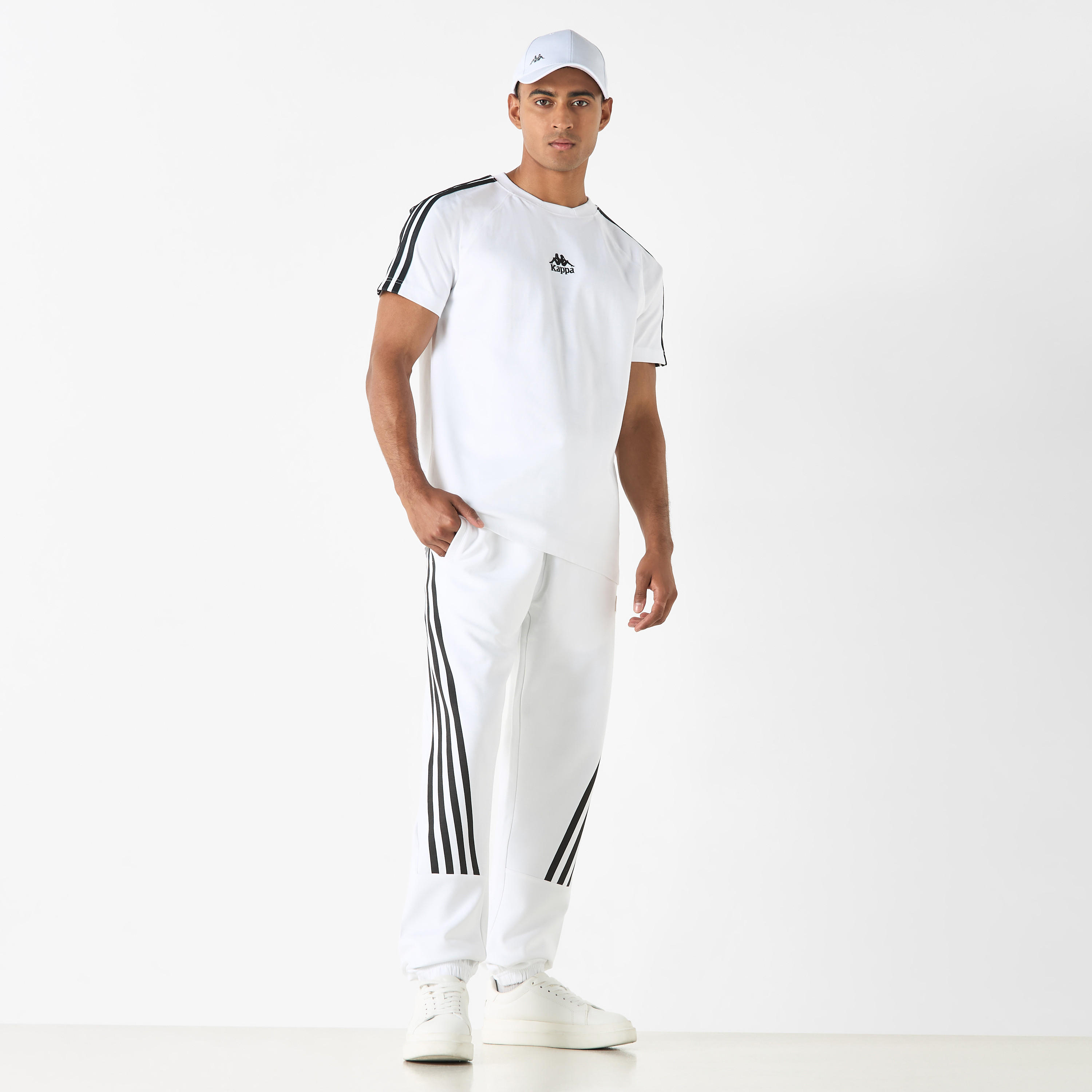 Kappa Logo Detail T-shirt with Short Sleeves-men-clothing-sportswearandactivewear-tshirtsandpolos-image-6