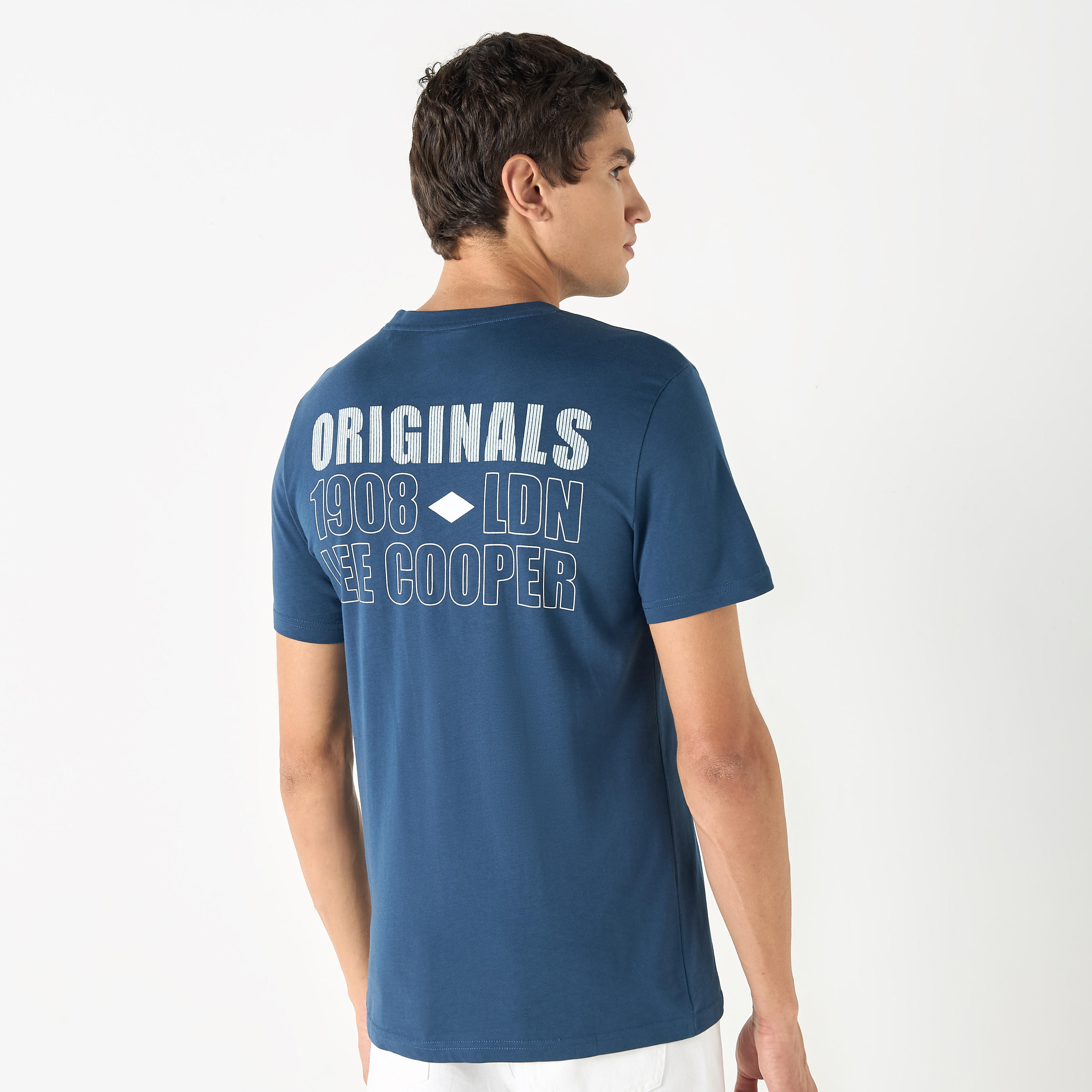 تيشيرت بأكمام قصيرة وطبعات شعار من لي كوبر-men-clothing-tshirtsandpolos-tshirts-image-5