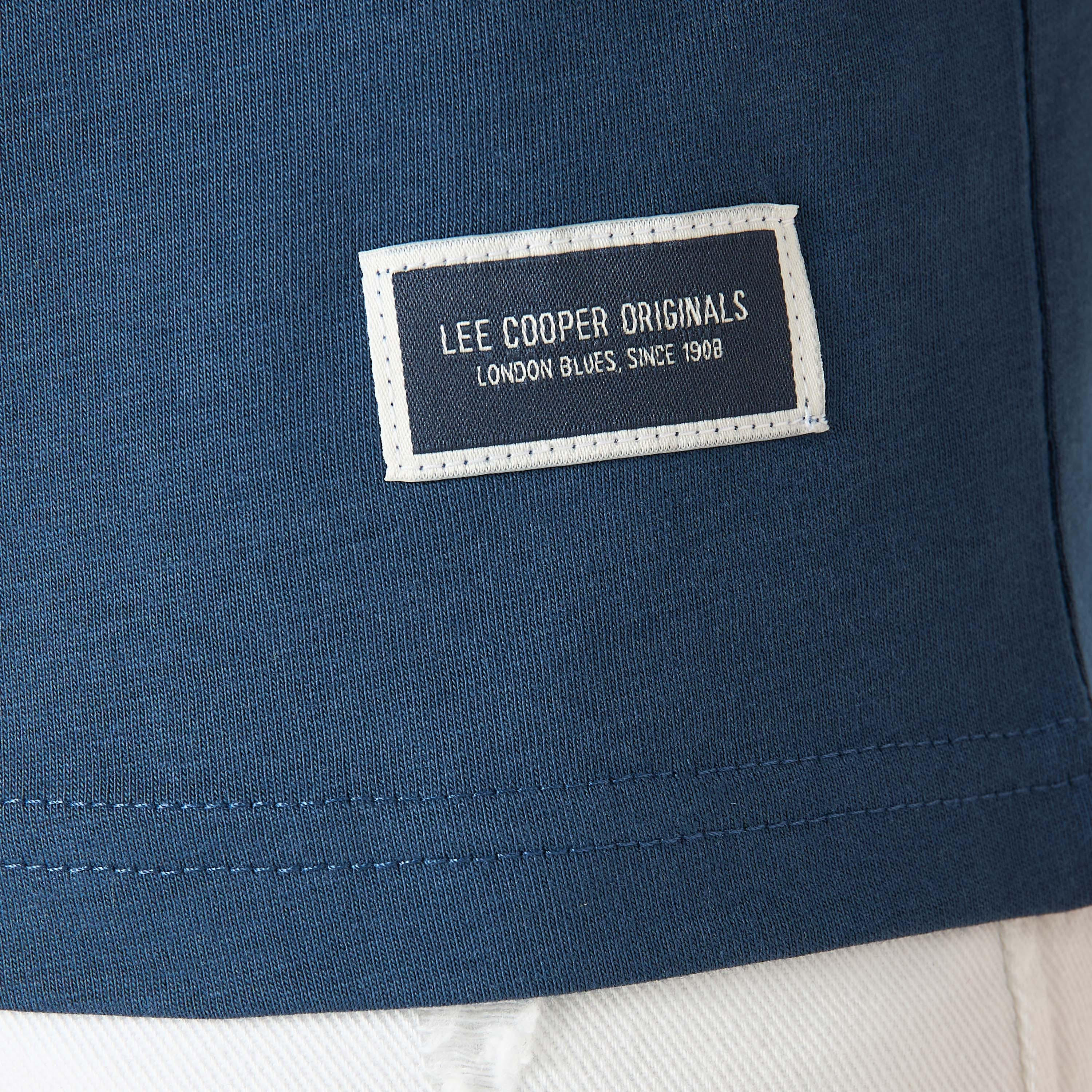 تيشيرت بأكمام قصيرة وطبعات شعار من لي كوبر-men-clothing-tshirtsandpolos-tshirts-image-1