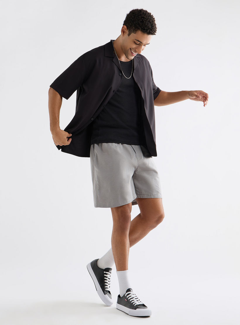 Flexi Waist Short with Drawstring and Pockets-men-clothing-bottoms-shorts-image-2