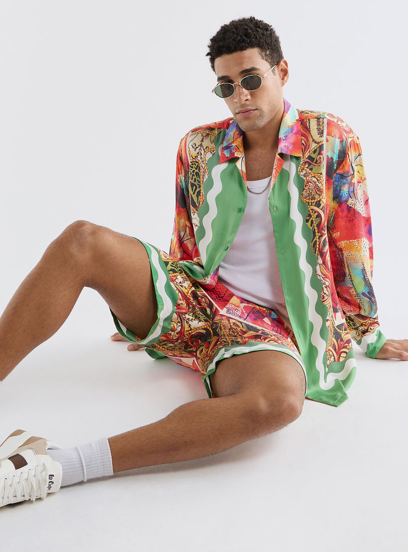 قميص بياقة كامب وأكمام طويلة وقصة عادية وطبعات-men-clothing-shirts-image-2