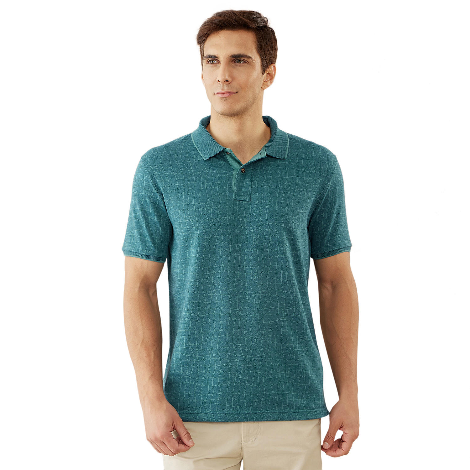 تيشيرت بولو بأكمام قصيرة من فهرنهايت-men-clothing-tshirtsandpolos-polos-image-1