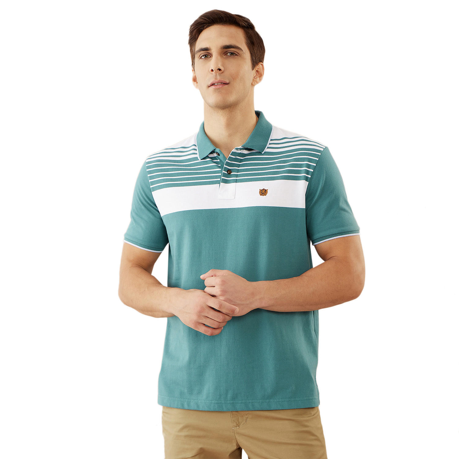 تيشيرت بولو مقلّم من فهرنهايت-men-clothing-tshirtsandpolos-polos-image-7