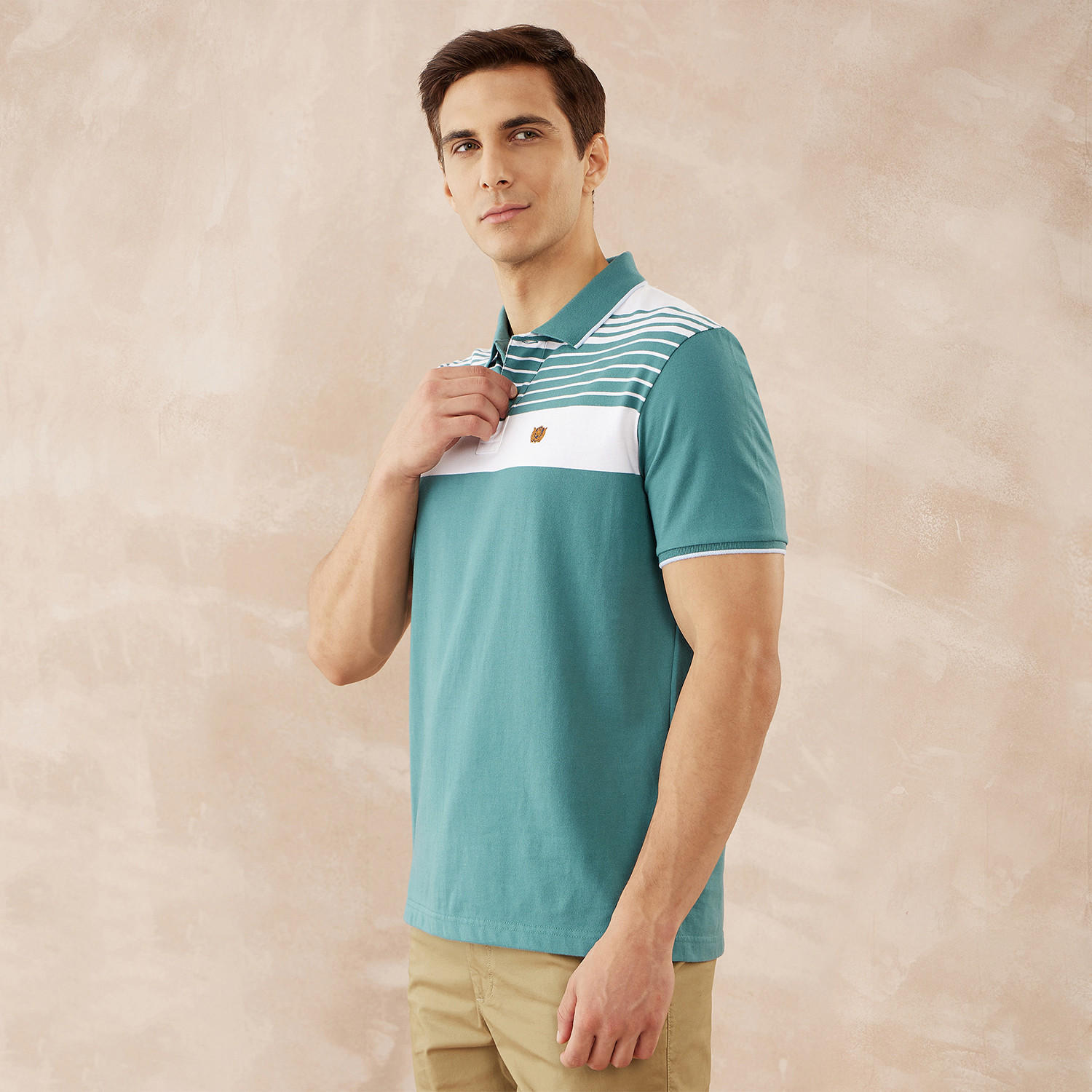 تيشيرت بولو مقلّم من فهرنهايت-men-clothing-tshirtsandpolos-polos-image-9