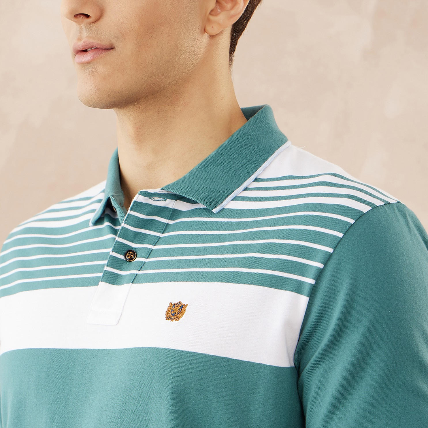 تيشيرت بولو مقلّم من فهرنهايت-men-clothing-tshirtsandpolos-polos-image-11