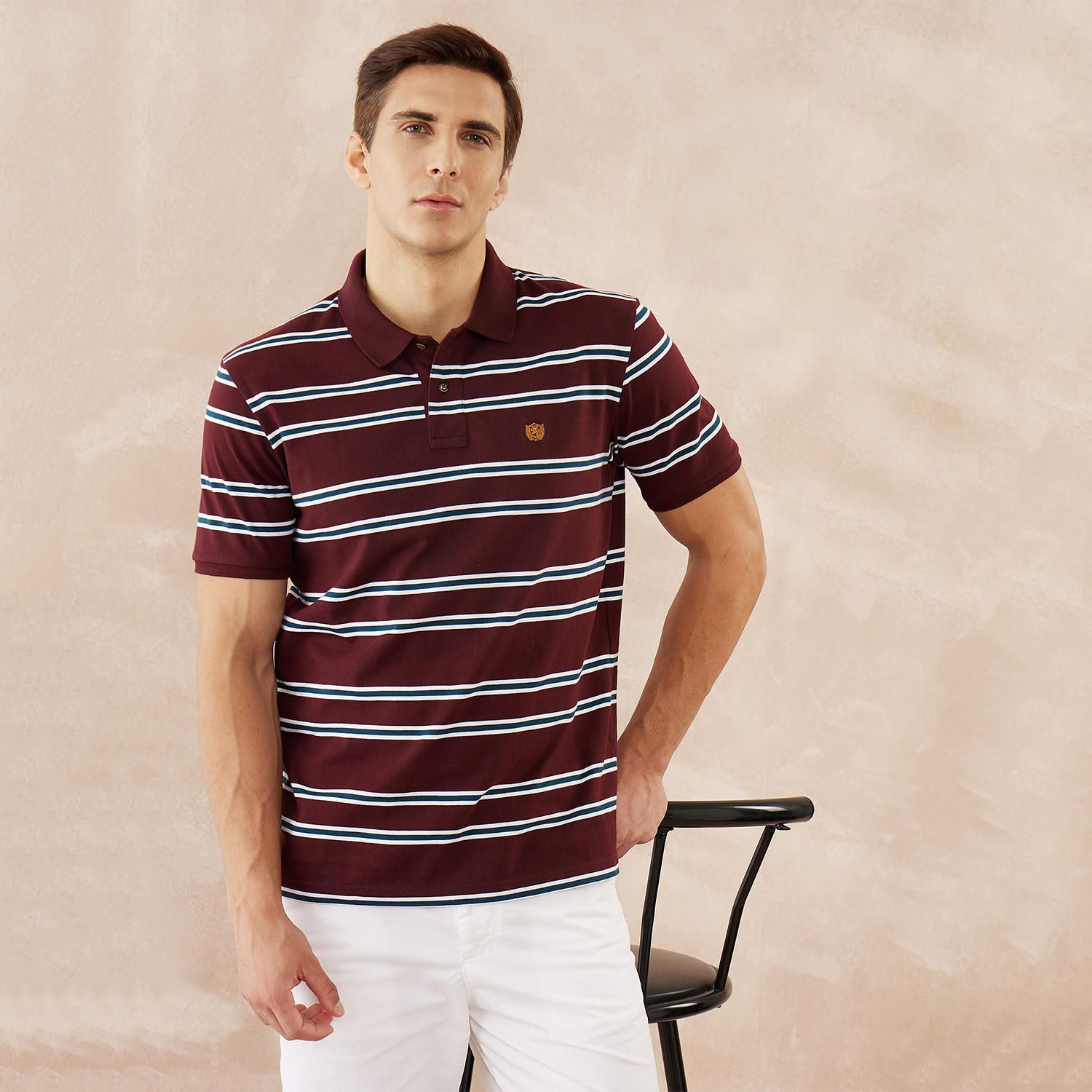 Fahrenheit Striped Polo T-shirt-men-clothing-tshirtsandpolos-polos-image-6