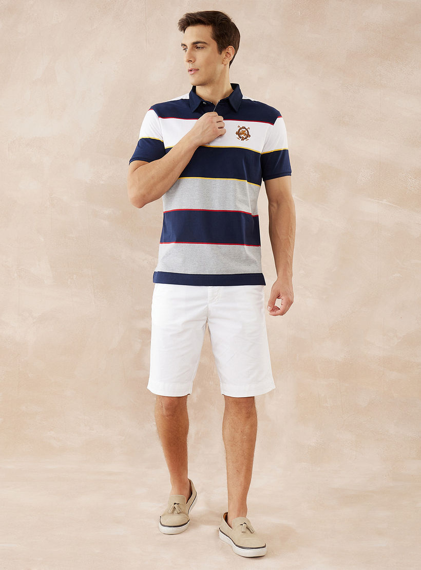 Fahrenheit Striped Polo T-shirt-men-clothing-tshirtsandpolos-polos-image-2