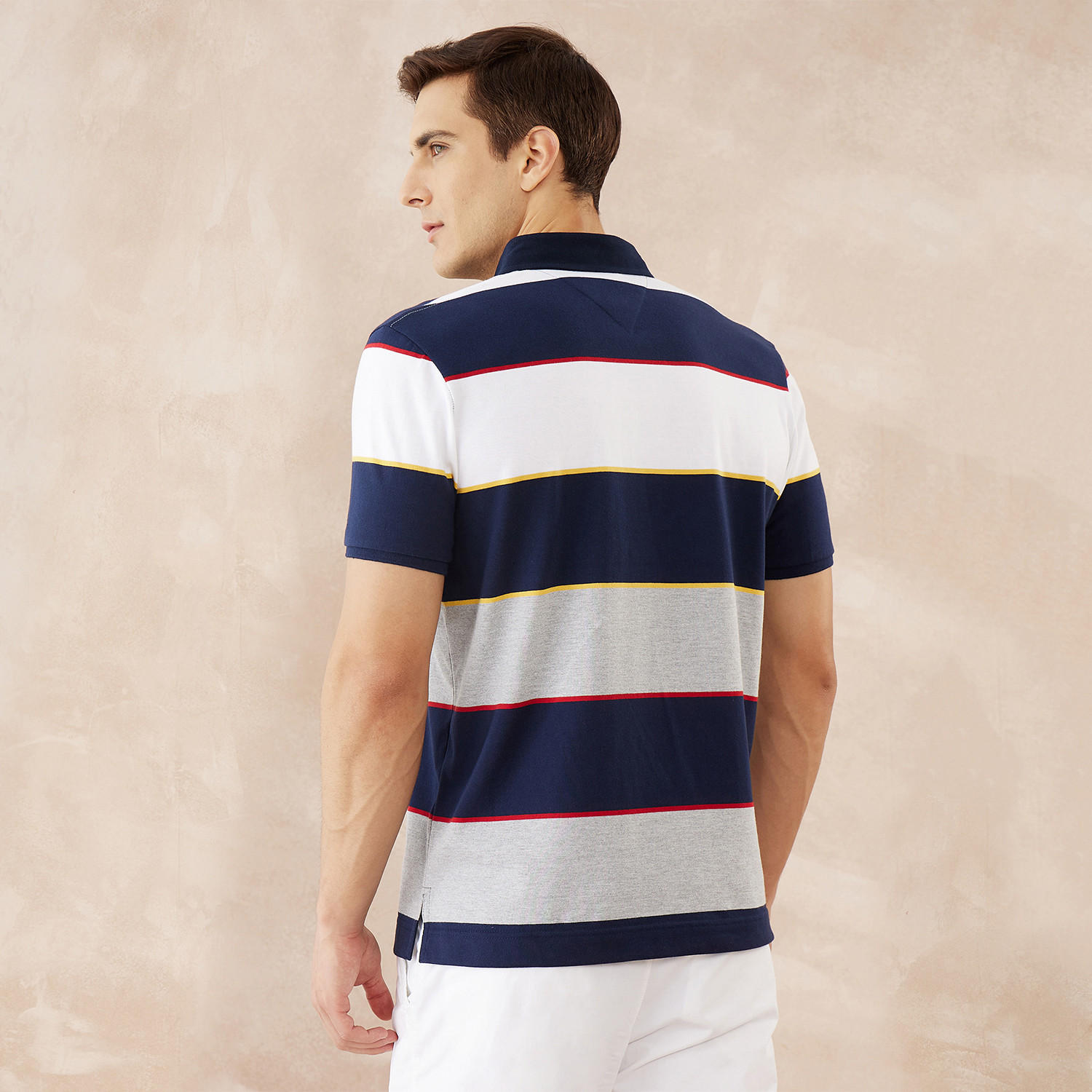 Fahrenheit Striped Polo T-shirt-men-clothing-tshirtsandpolos-polos-image-4