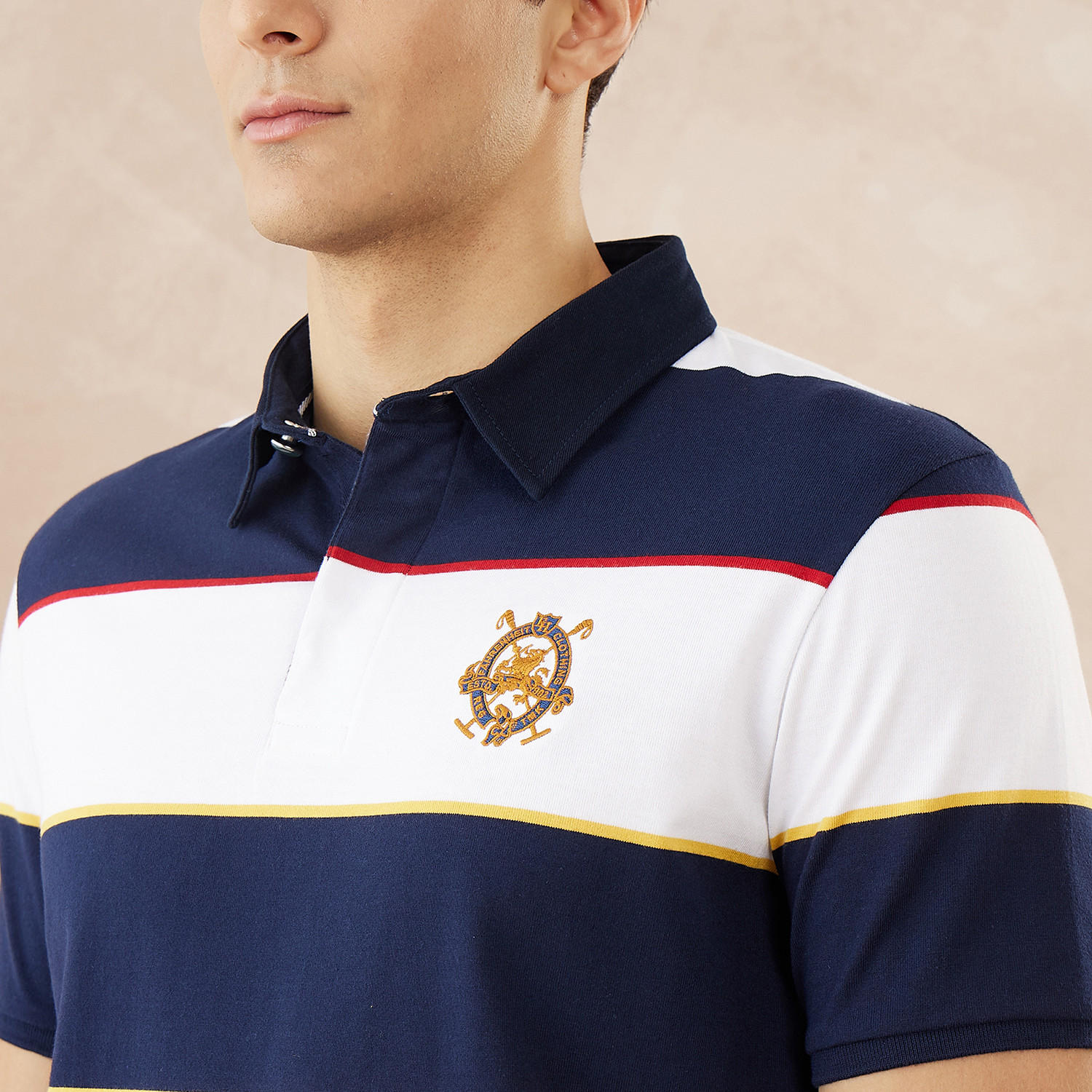 Fahrenheit Striped Polo T-shirt-men-clothing-tshirtsandpolos-polos-image-5