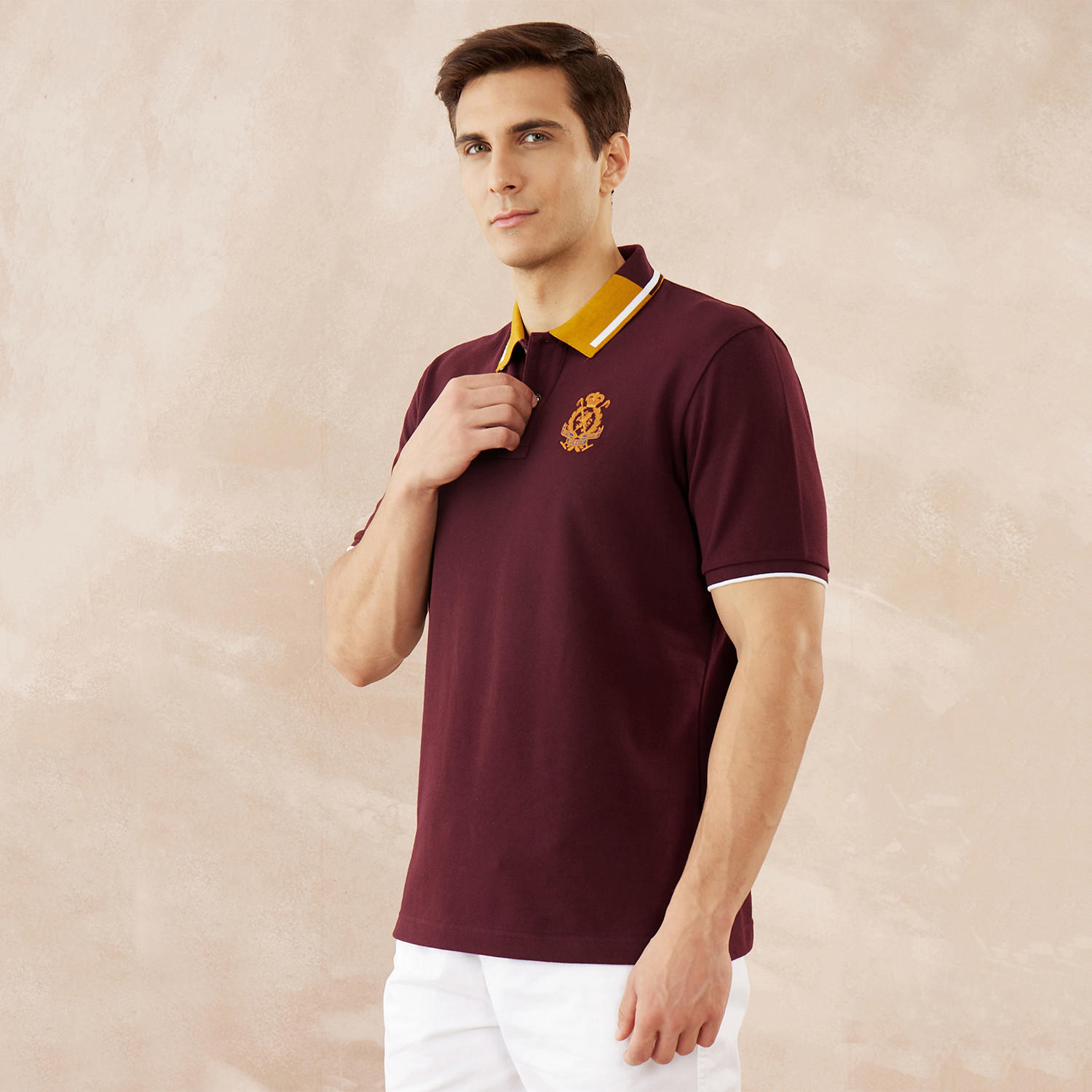 تيشيرت بولو بأكمام قصيرة من فهرنهايت-men-clothing-tshirtsandpolos-polos-image-4