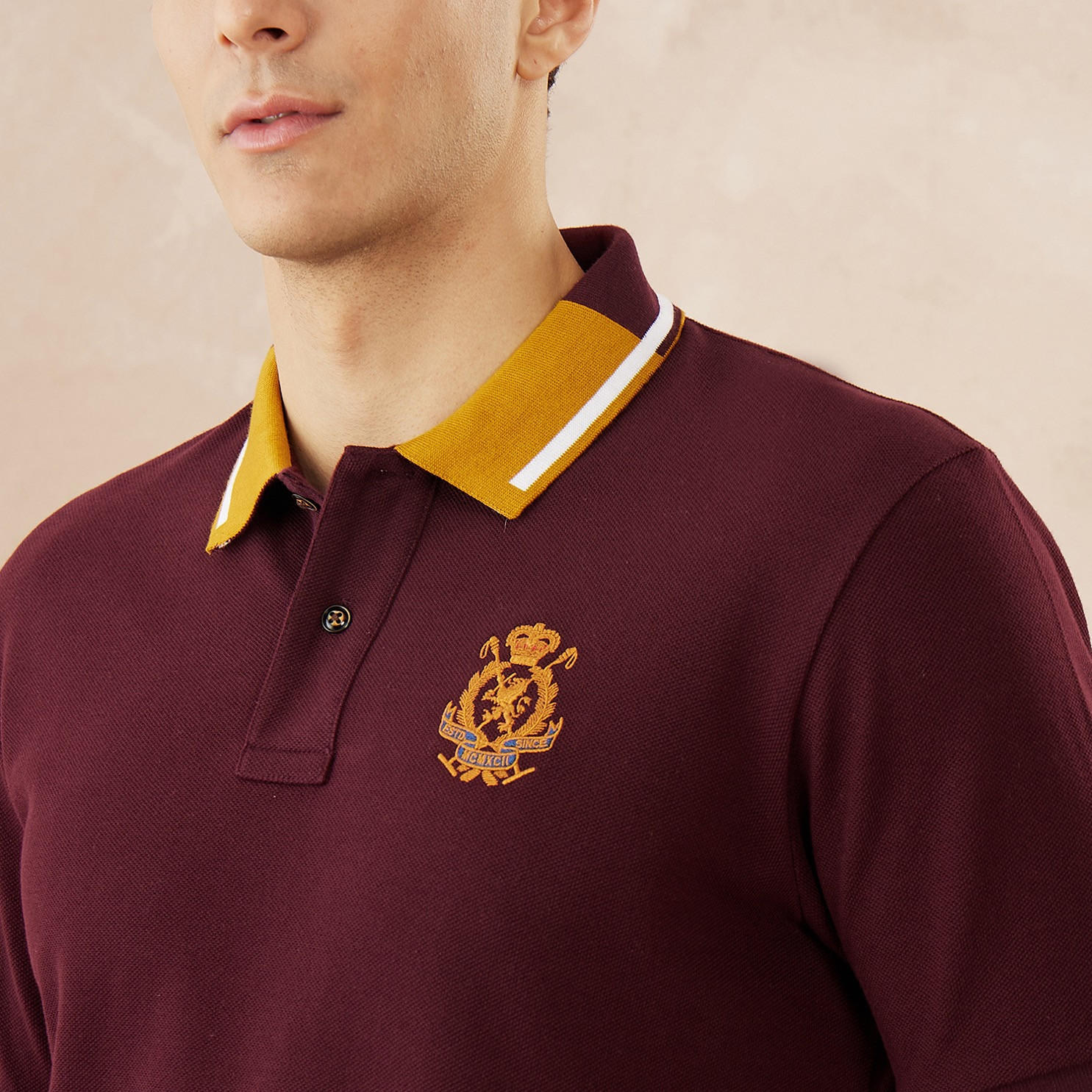 تيشيرت بولو بأكمام قصيرة من فهرنهايت-men-clothing-tshirtsandpolos-polos-image-2