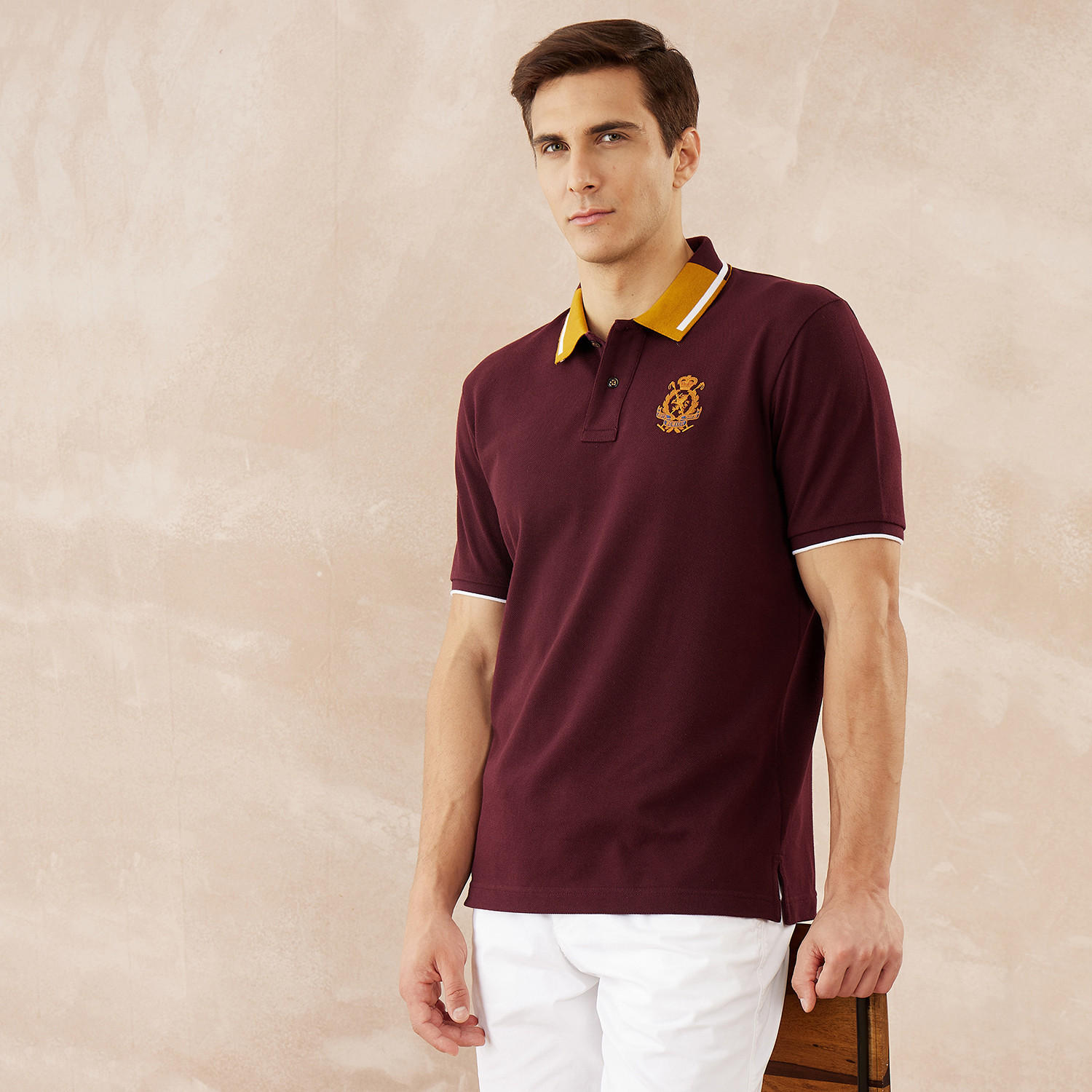تيشيرت بولو بأكمام قصيرة من فهرنهايت-men-clothing-tshirtsandpolos-polos-image-1