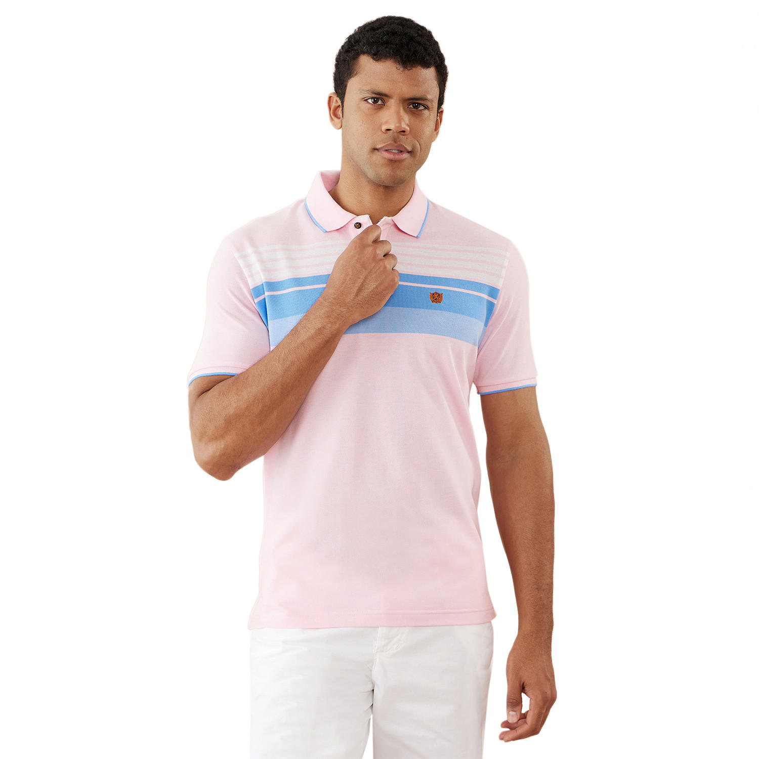 تيشيرت بولو مقلّم من فهرنهايت-men-clothing-tshirtsandpolos-polos-image-1