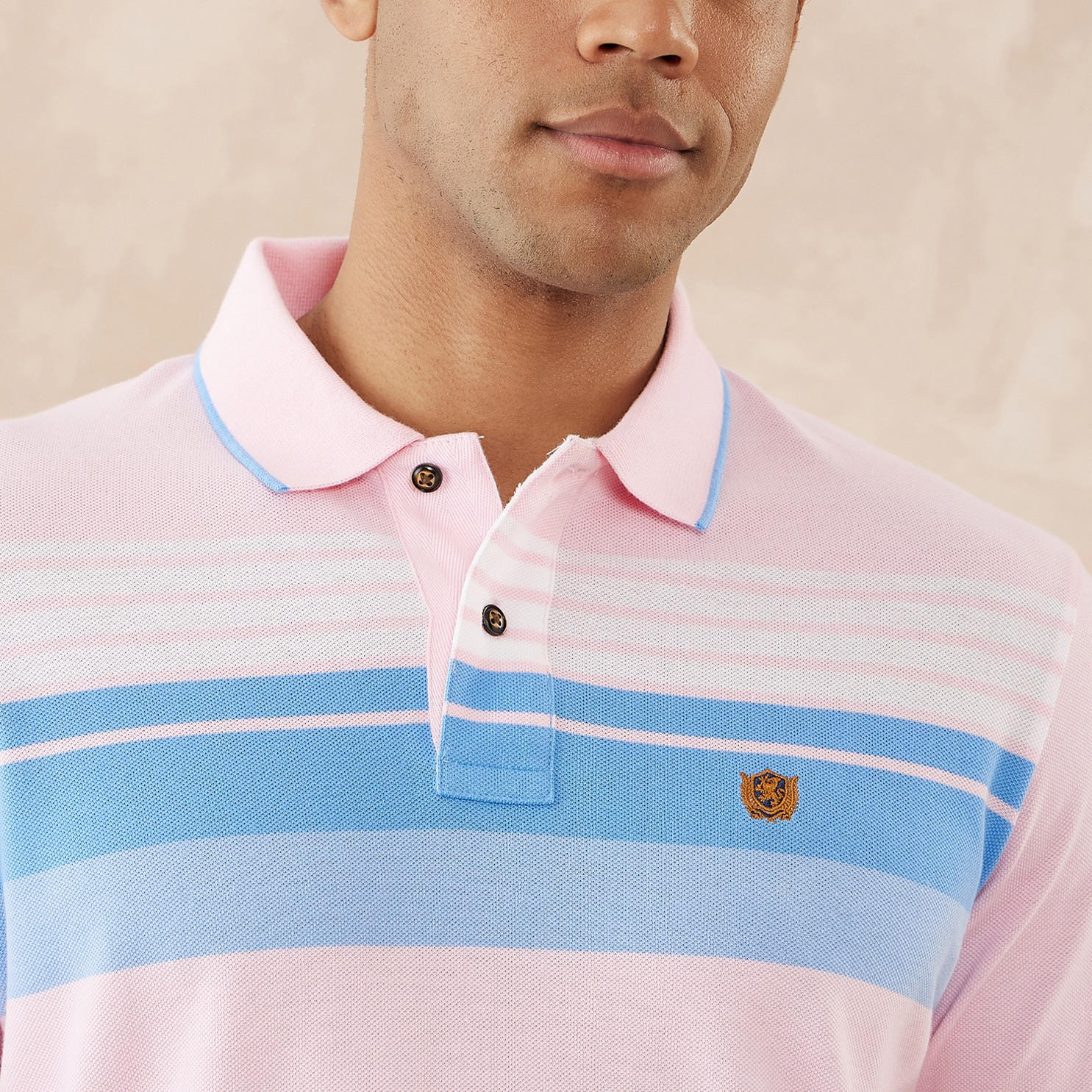 تيشيرت بولو مقلّم من فهرنهايت-men-clothing-tshirtsandpolos-polos-image-5