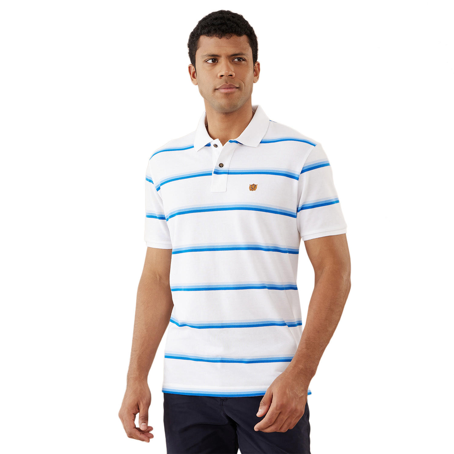 تيشيرت بولو مقلّم من فهرنهايت-men-clothing-tshirtsandpolos-polos-image-1