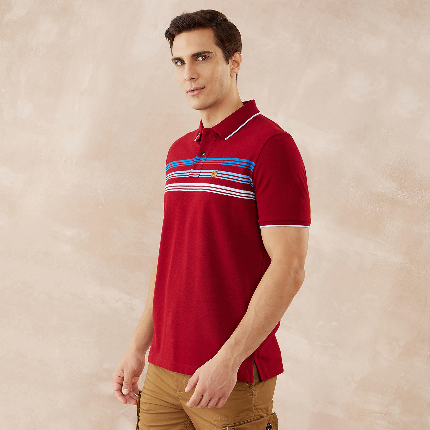 تيشيرت بولو مقلّم من فهرنهايت-men-clothing-tshirtsandpolos-polos-image-3