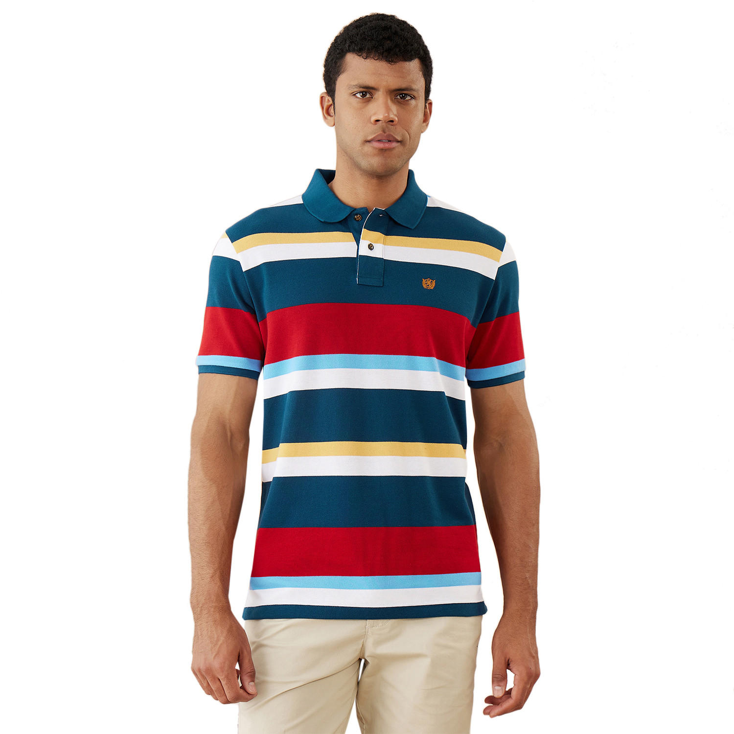 Fahrenheit Striped Polo T-shirt-men-clothing-tshirtsandpolos-polos-image-1