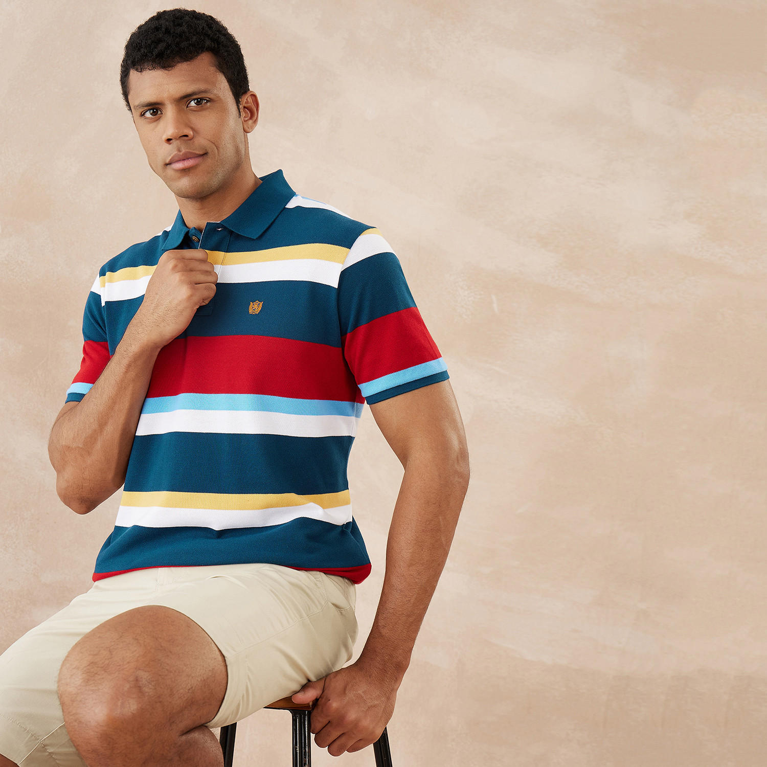 Fahrenheit Striped Polo T-shirt-men-clothing-tshirtsandpolos-polos-image-6