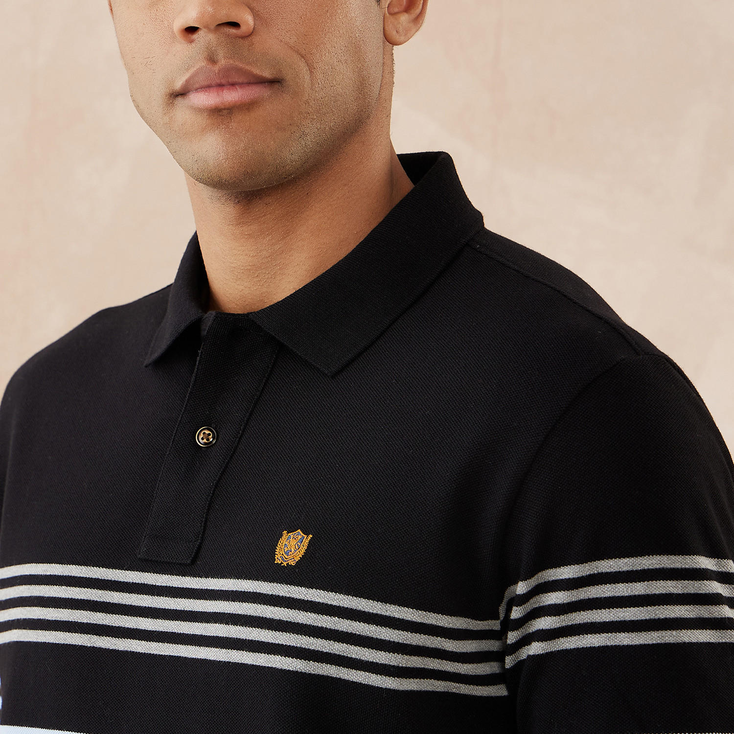تيشيرت بولو مقلّم من فهرنهايت-men-clothing-tshirtsandpolos-polos-image-11