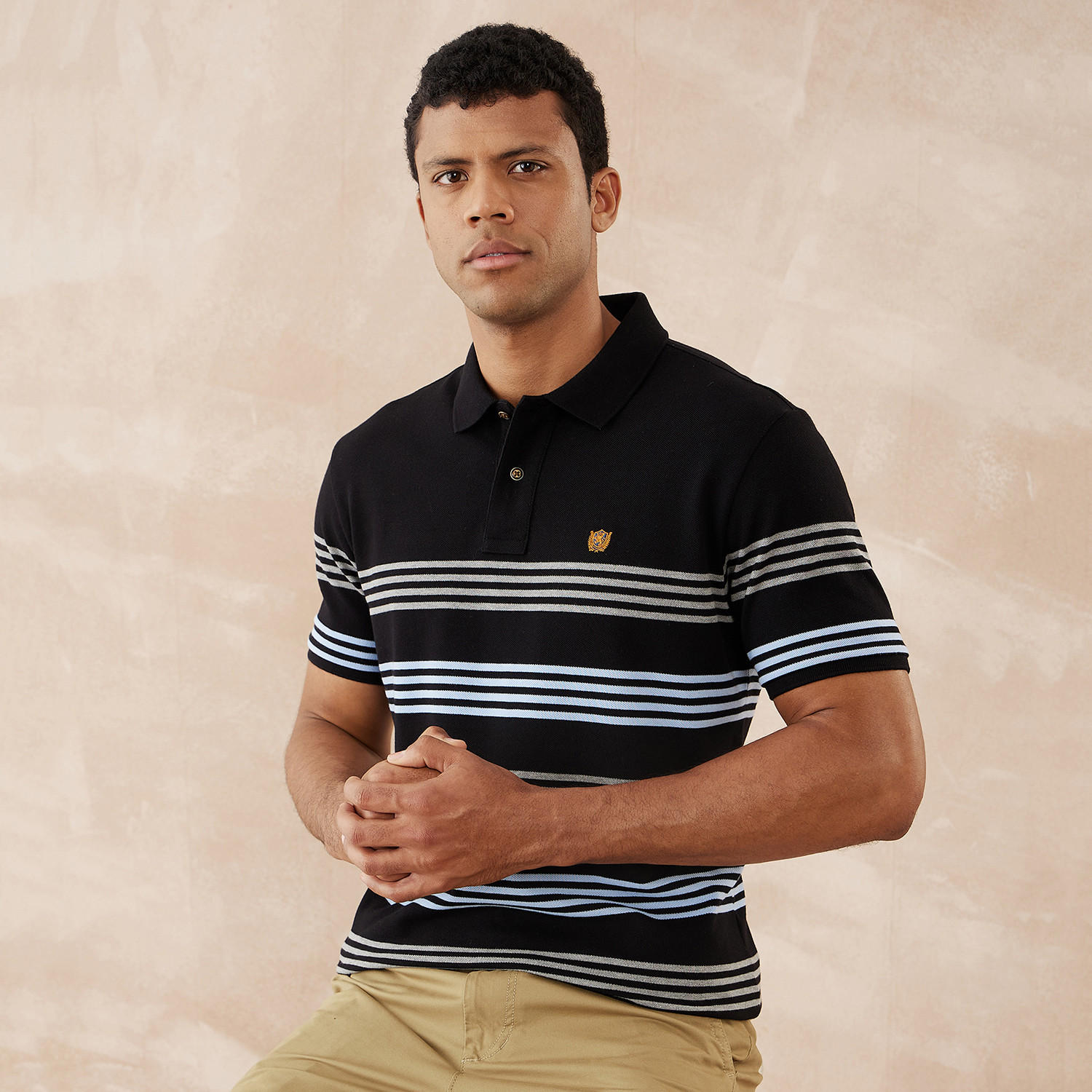 تيشيرت بولو مقلّم من فهرنهايت-men-clothing-tshirtsandpolos-polos-image-12