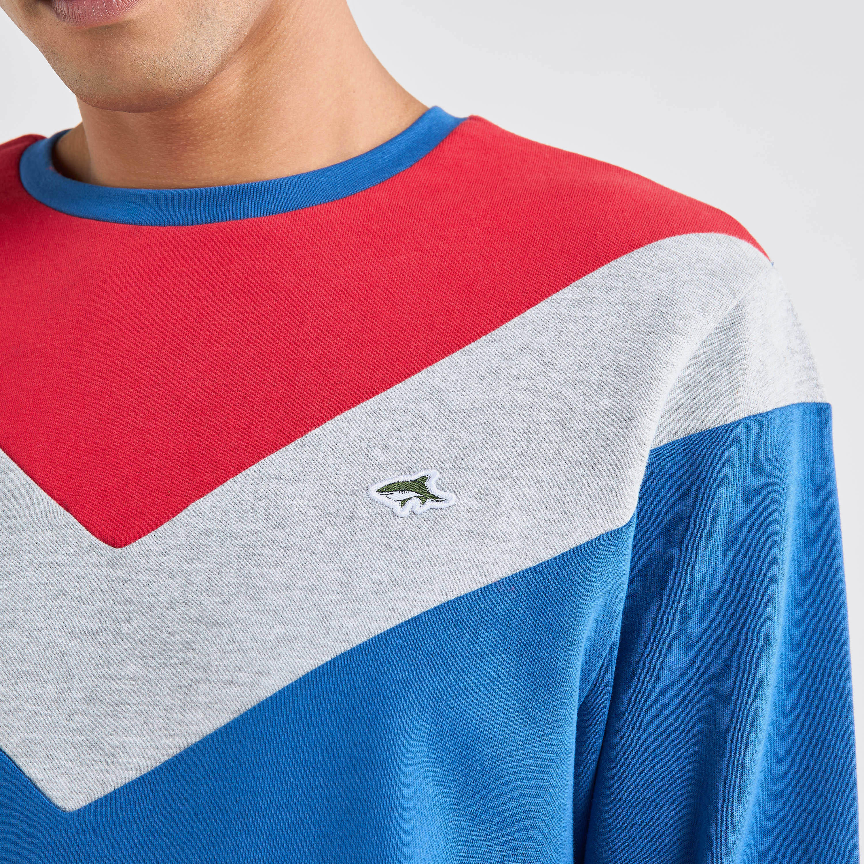 سويت شيرت بقوالب ملونة وياقة ضيقة وأكمام طويلة-men-winterwear-hoodiesandsweatshirts-image-4