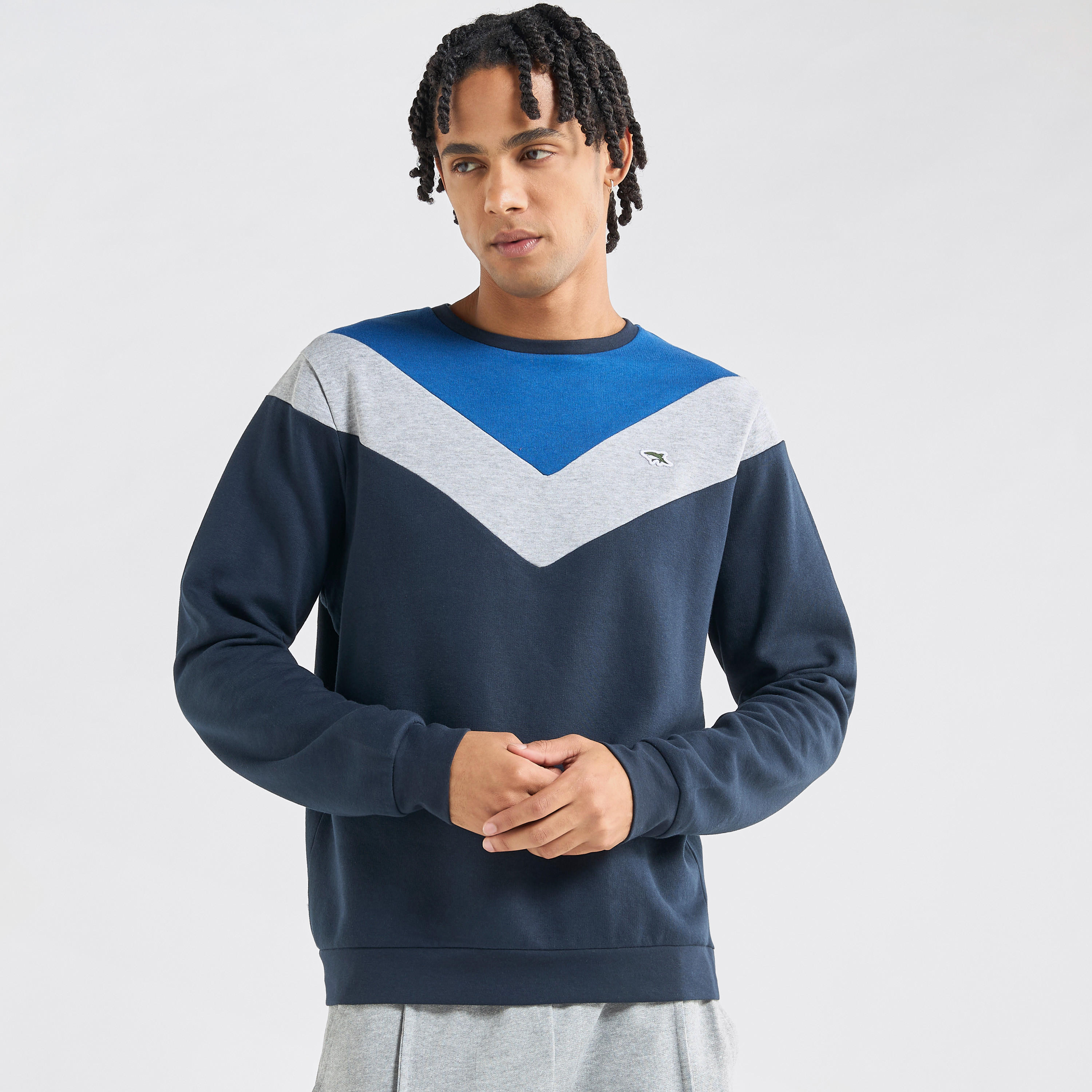 سويت شيرت بقوالب ملونة وياقة ضيقة وأكمام طويلة-men-winterwear-hoodiesandsweatshirts-image-14