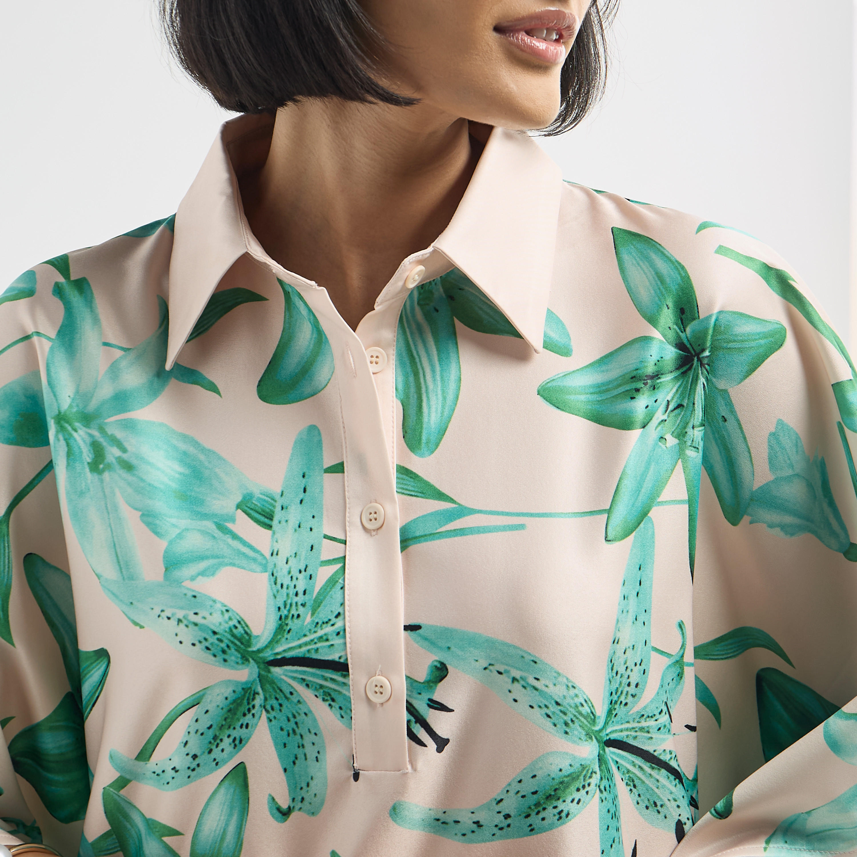فستان قفطان بياقة وطبعات أزهار-women-clothing-dresses-image-4