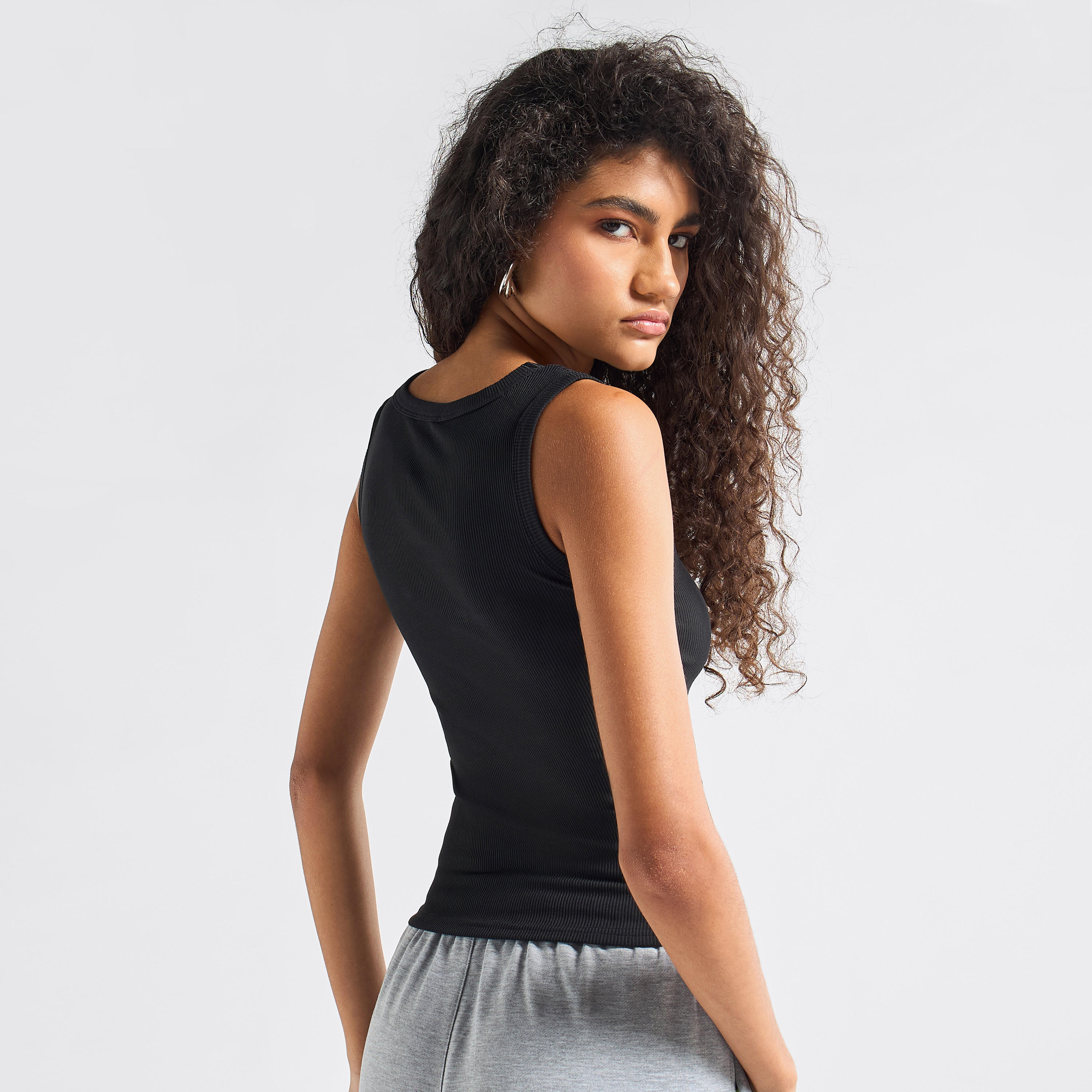 Ribbed Tank Top with Round Neck-women-clothing-tshirts-image-16