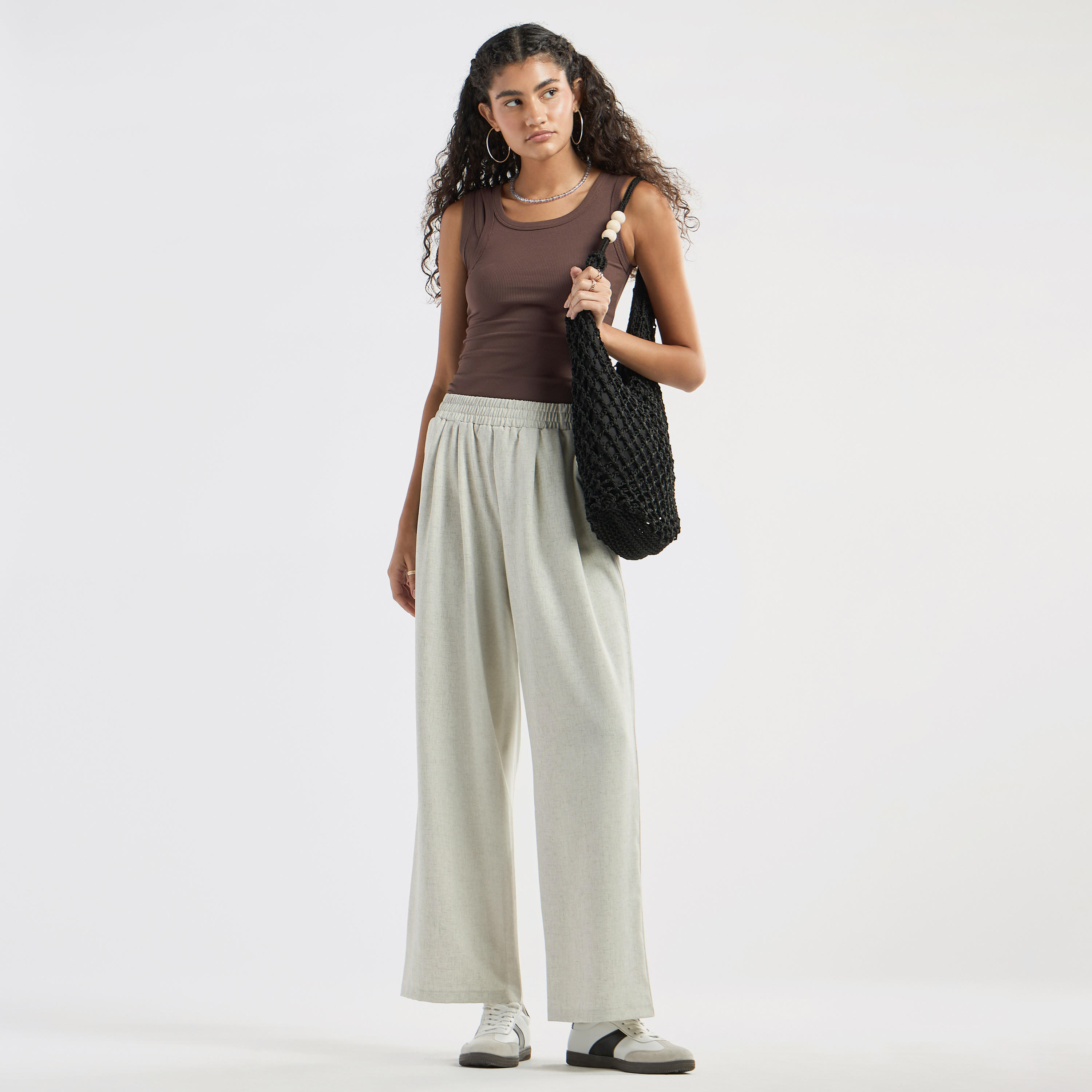 Ribbed Tank Top with Round Neck-women-clothing-tshirts-image-7