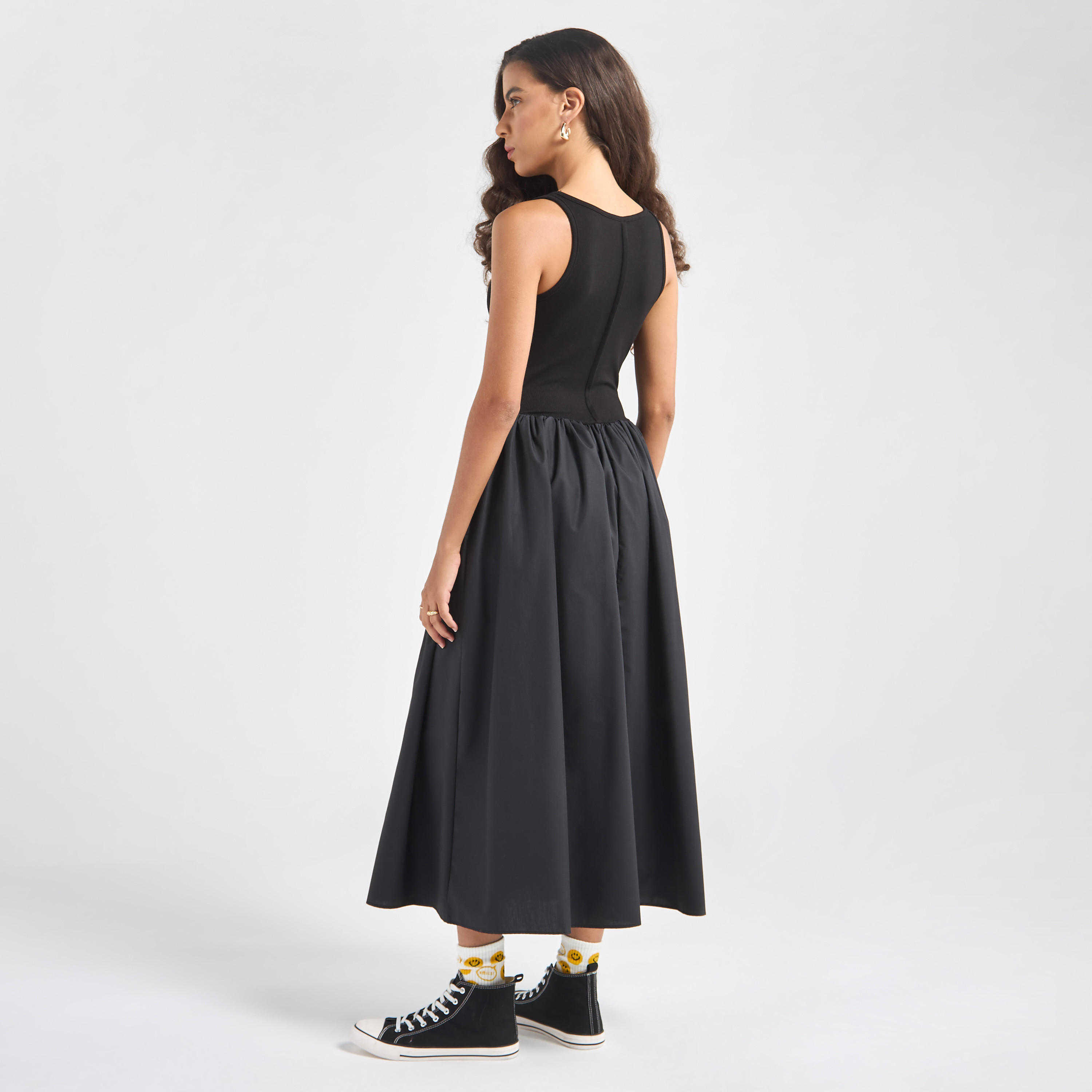 فستان إيه لاين دون أكمام بياقة عميقة-women-clothing-dresses-image-7