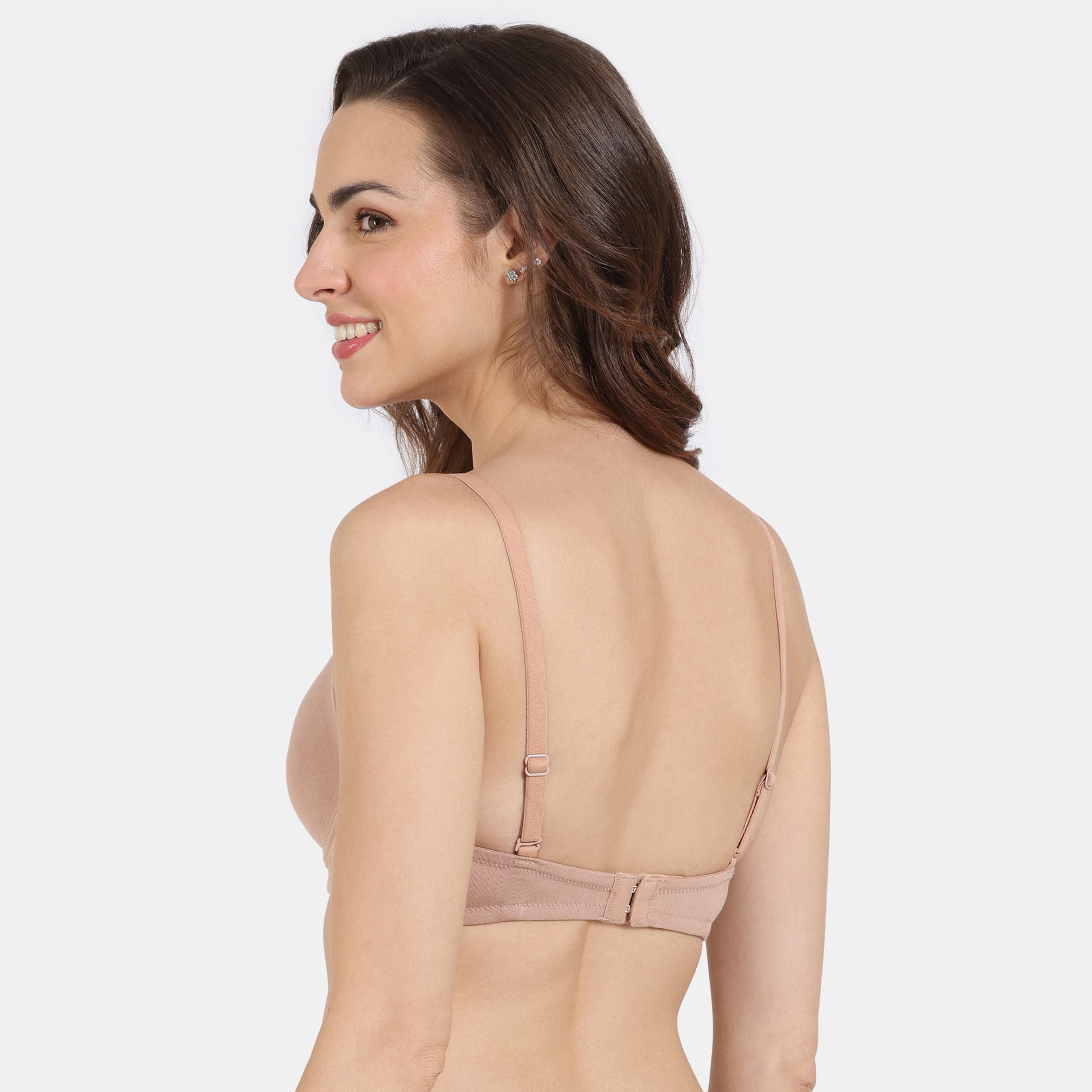 Zivame Solid Balconette Bra with Hook and Eye Closure-women-clothing-lingerie-bras-image-3