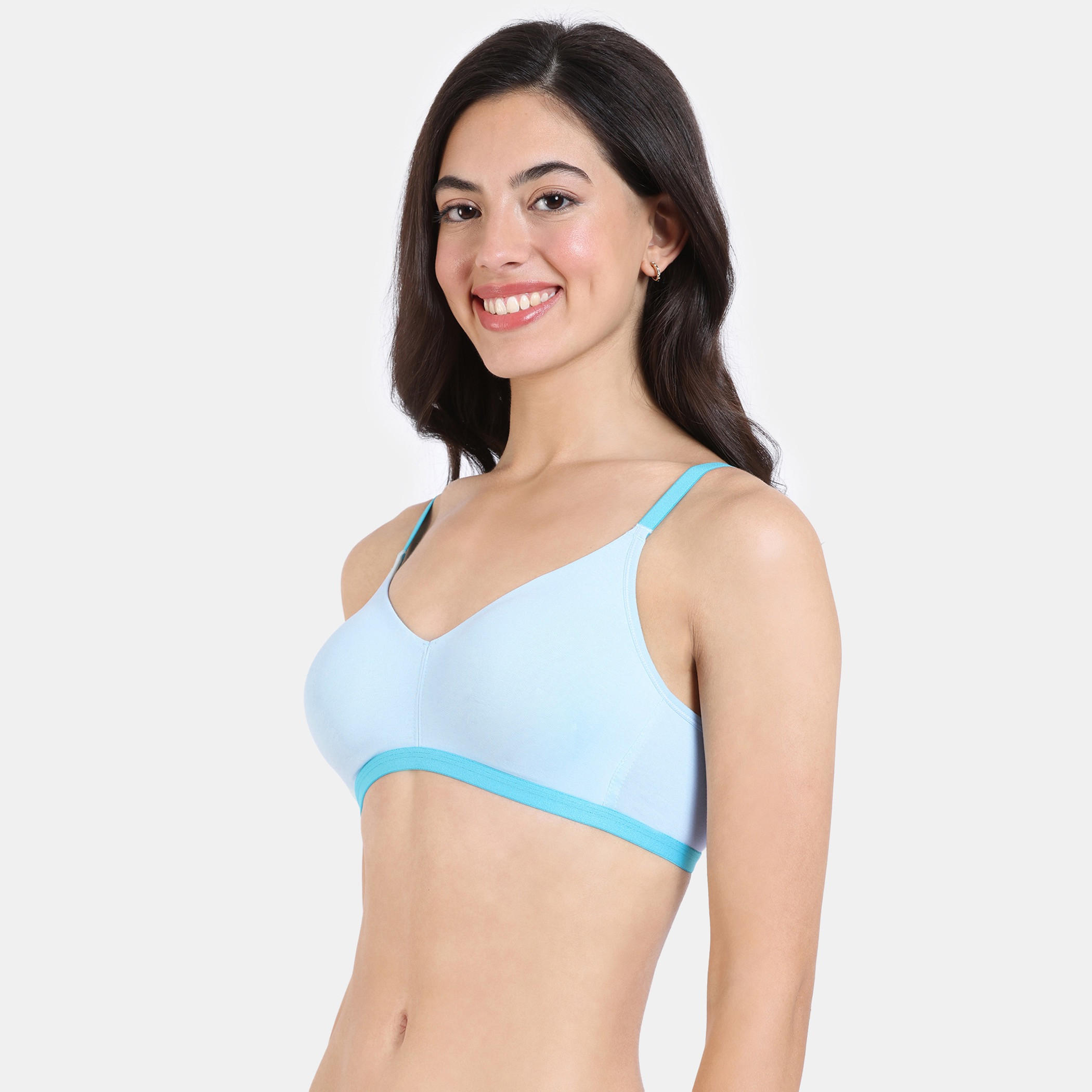 صدرية دعم سادة بمشبك إغلاق من زيفامي-women-clothing-lingerie-bras-image-2