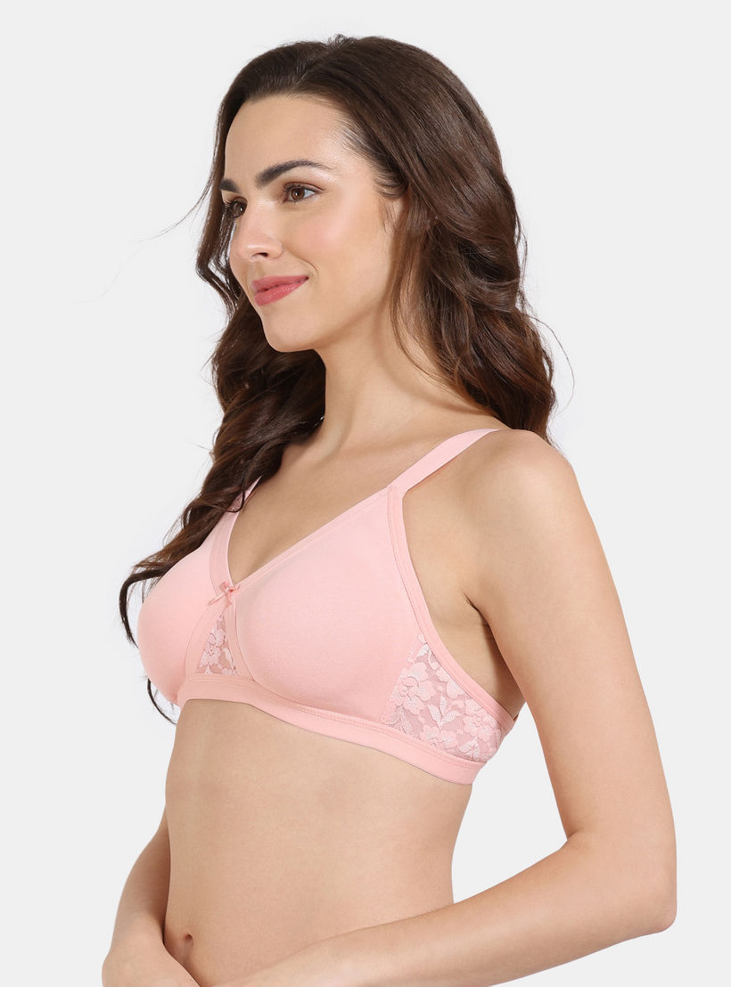 صدريّة داعمة بمشبك إغلاق وتفاصيل دانتيل من زيفامي-women-clothing-lingerie-bras-image-3