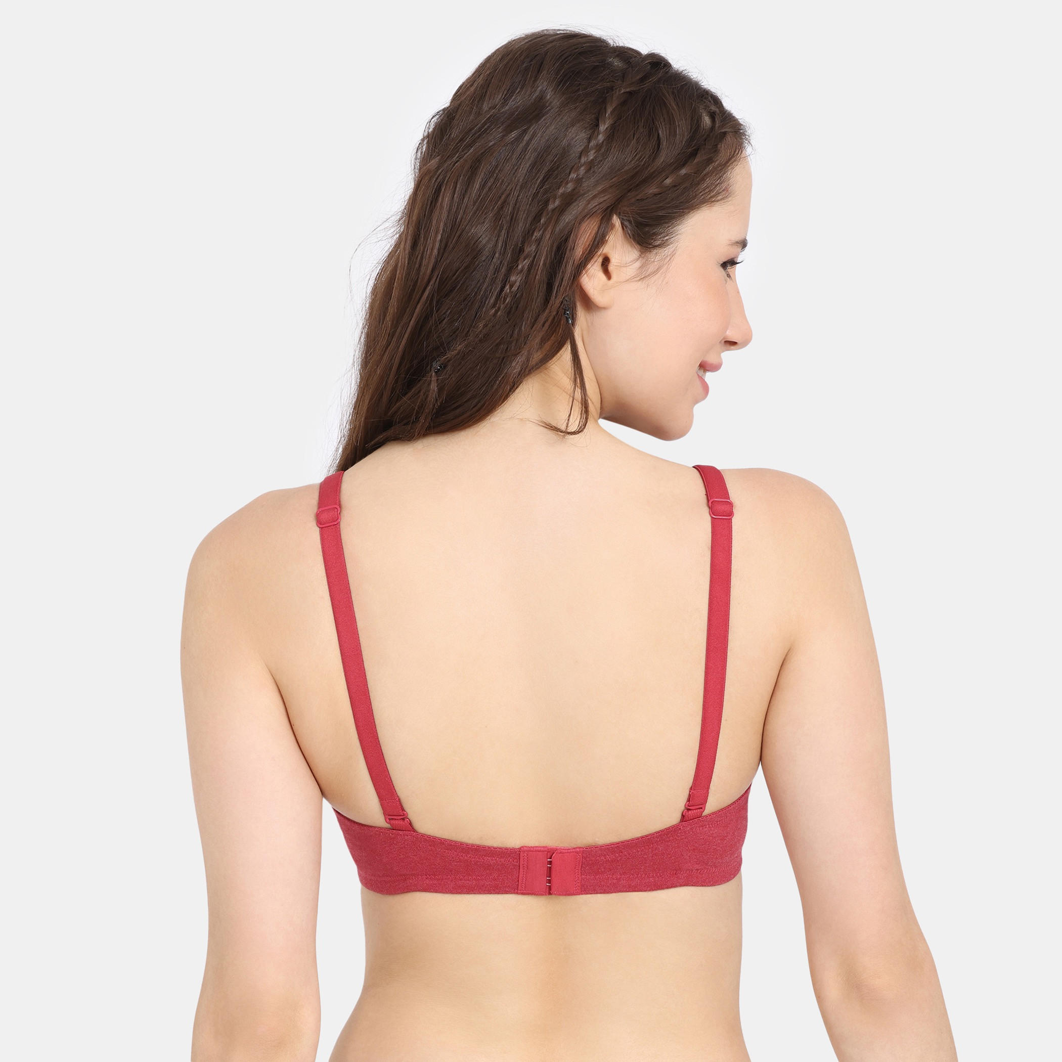 صدريّة بالكونيت سادة بمشبك إغلاق من زيفامي-women-clothing-lingerie-bras-image-3