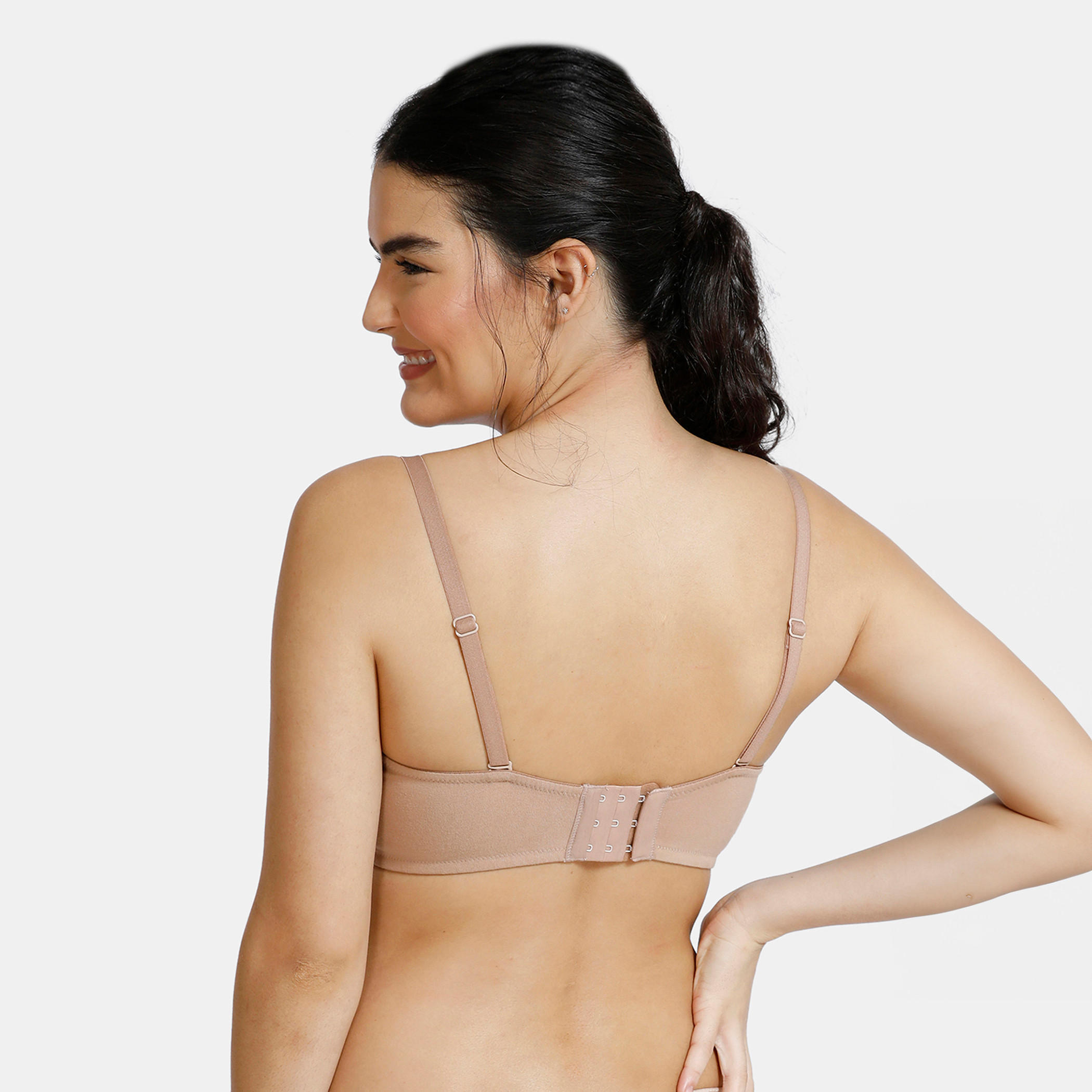 صدريّة بالكونيت مبطنة بمشبك إغلاق من زيفامي-women-clothing-lingerie-bras-image-2